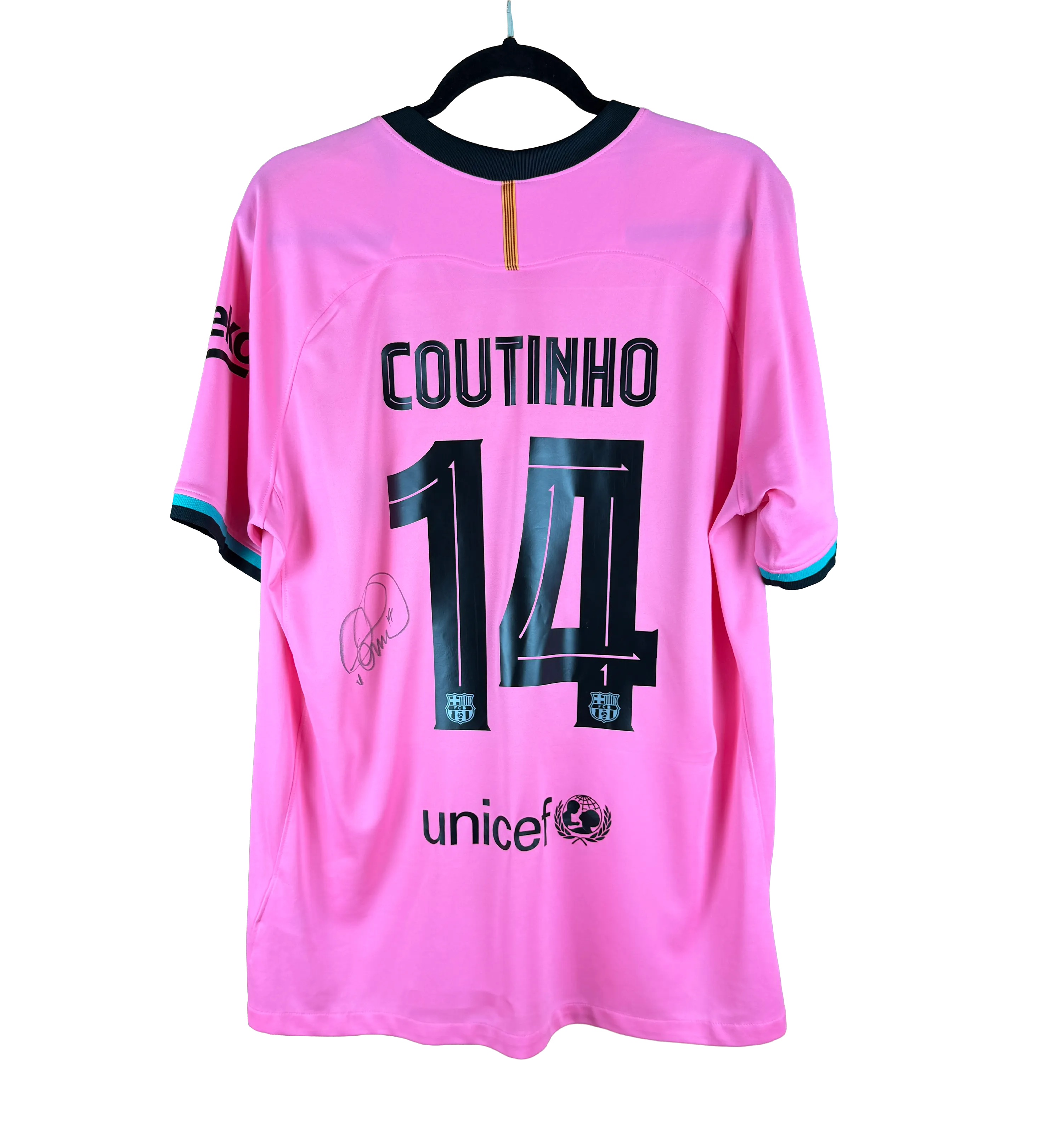 Camisa Barcelona Autografada Philippe Coutinho — imagem 2 de 6