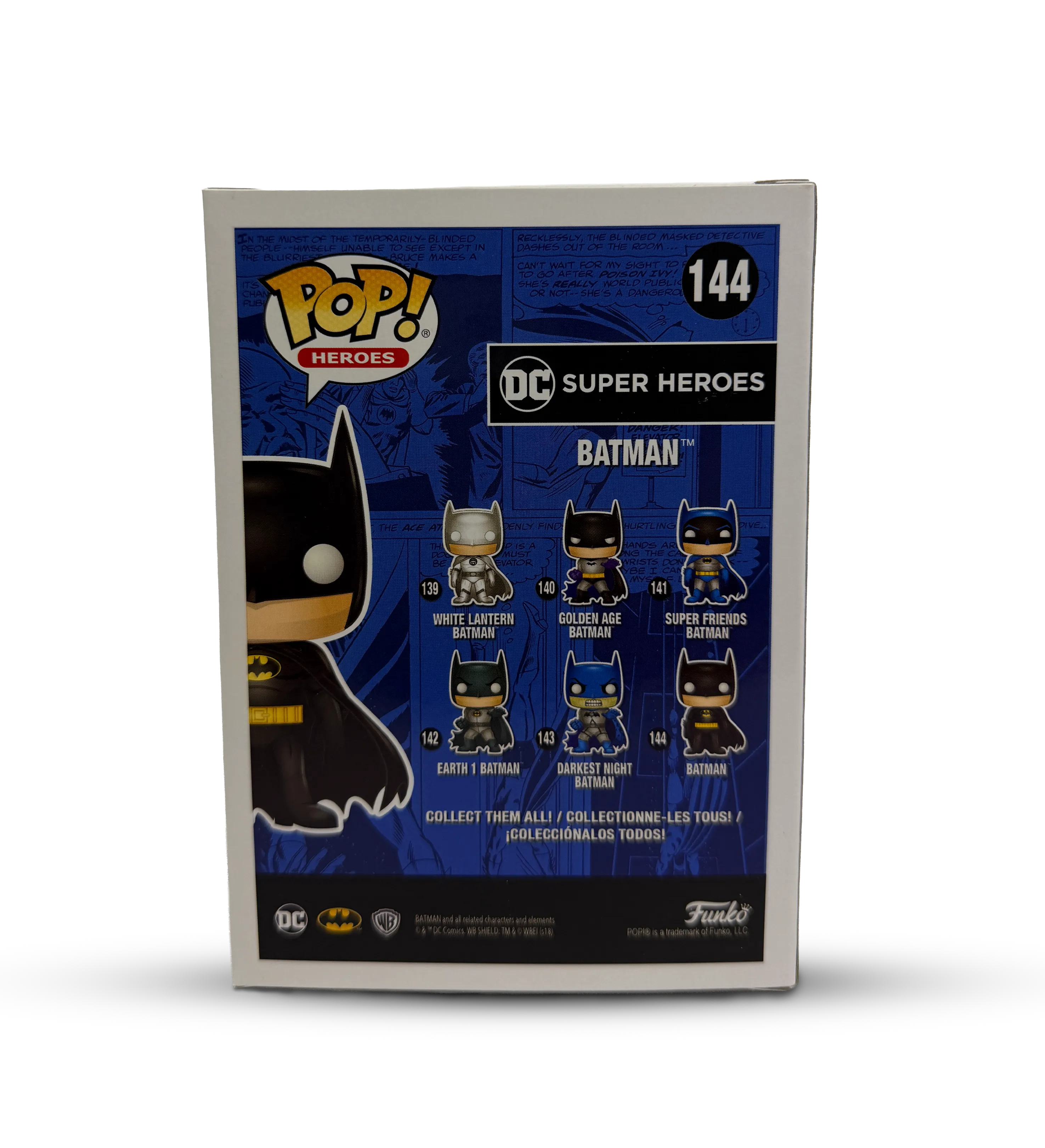 Funko Pop! - DC Super Heroes #144 Batman - Autografado por Christian Bale - Certificação Internacional Beckett — imagem 2 de 3