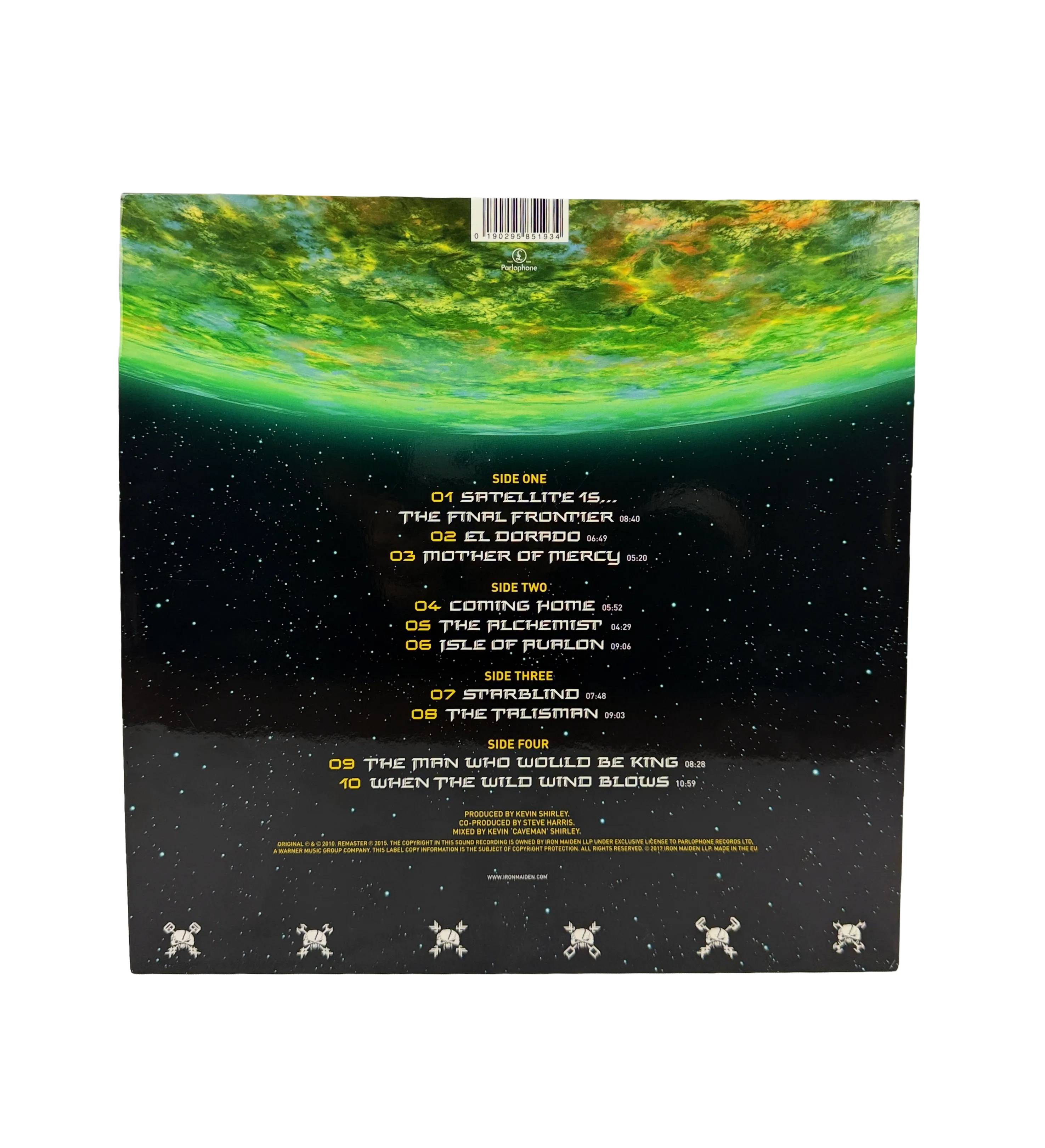 LP Importado de Iron Maiden The Final Frontier Edición 2017 Firmado por Toda la Banda — imagem 3 de 5