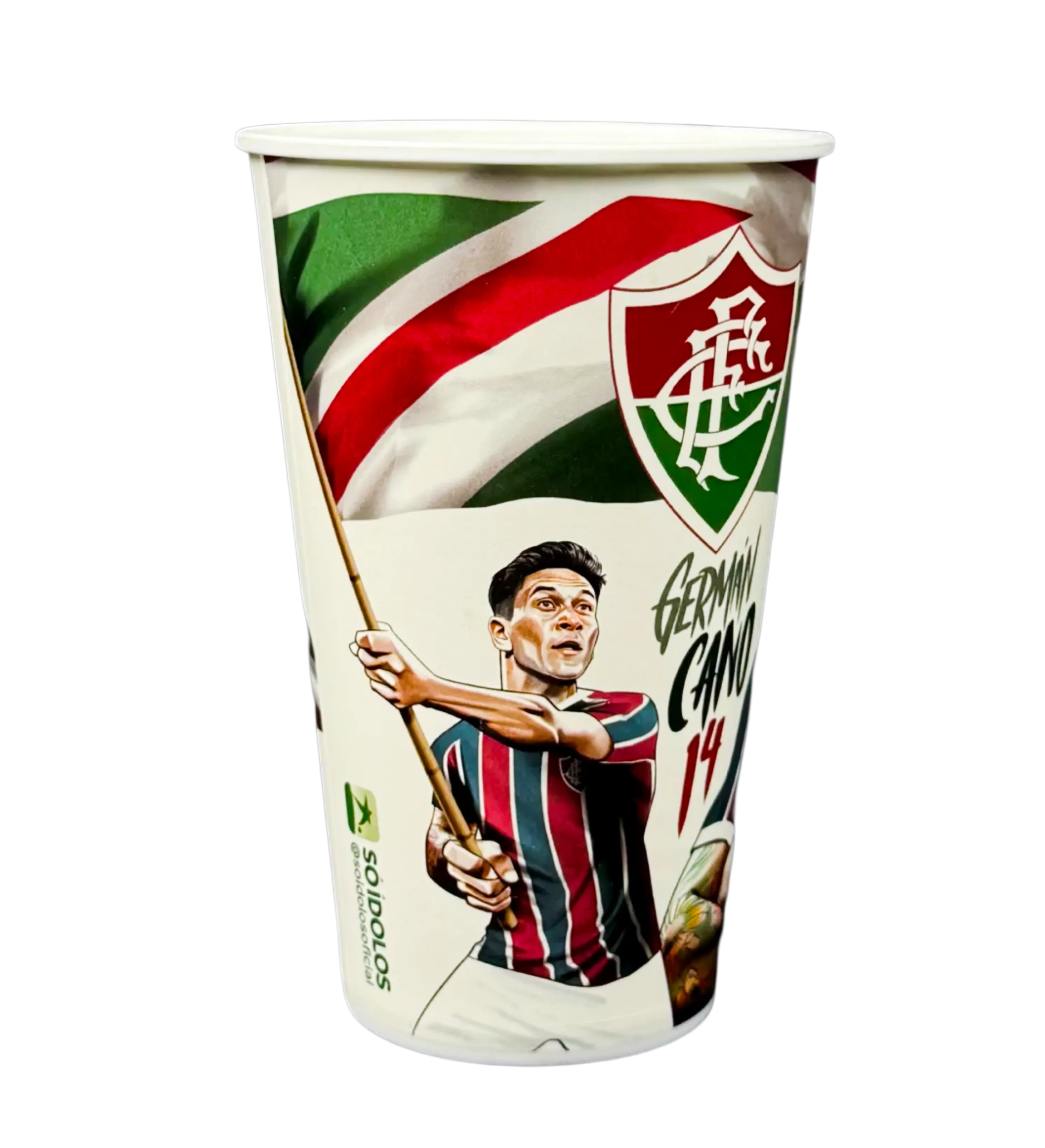 Copo Fluminense Assinado Por German Cano — imagem 1 de 2