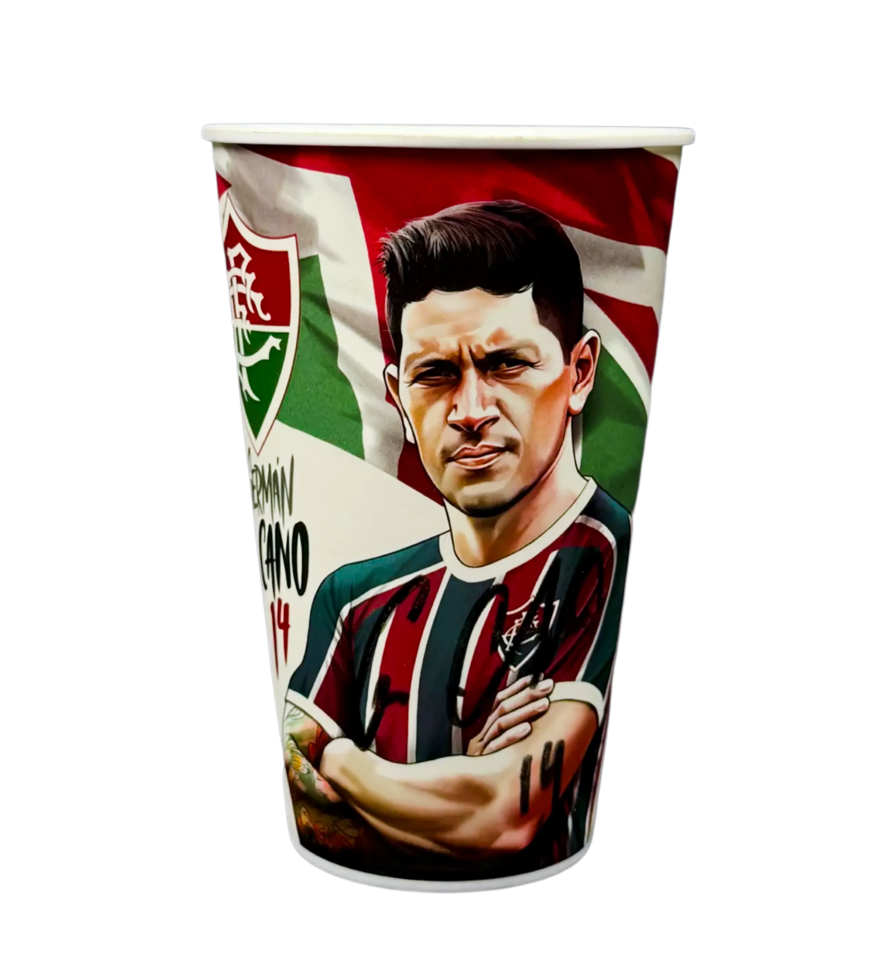 Copo Fluminense Assinado Por German Cano — imagem 2 de 2