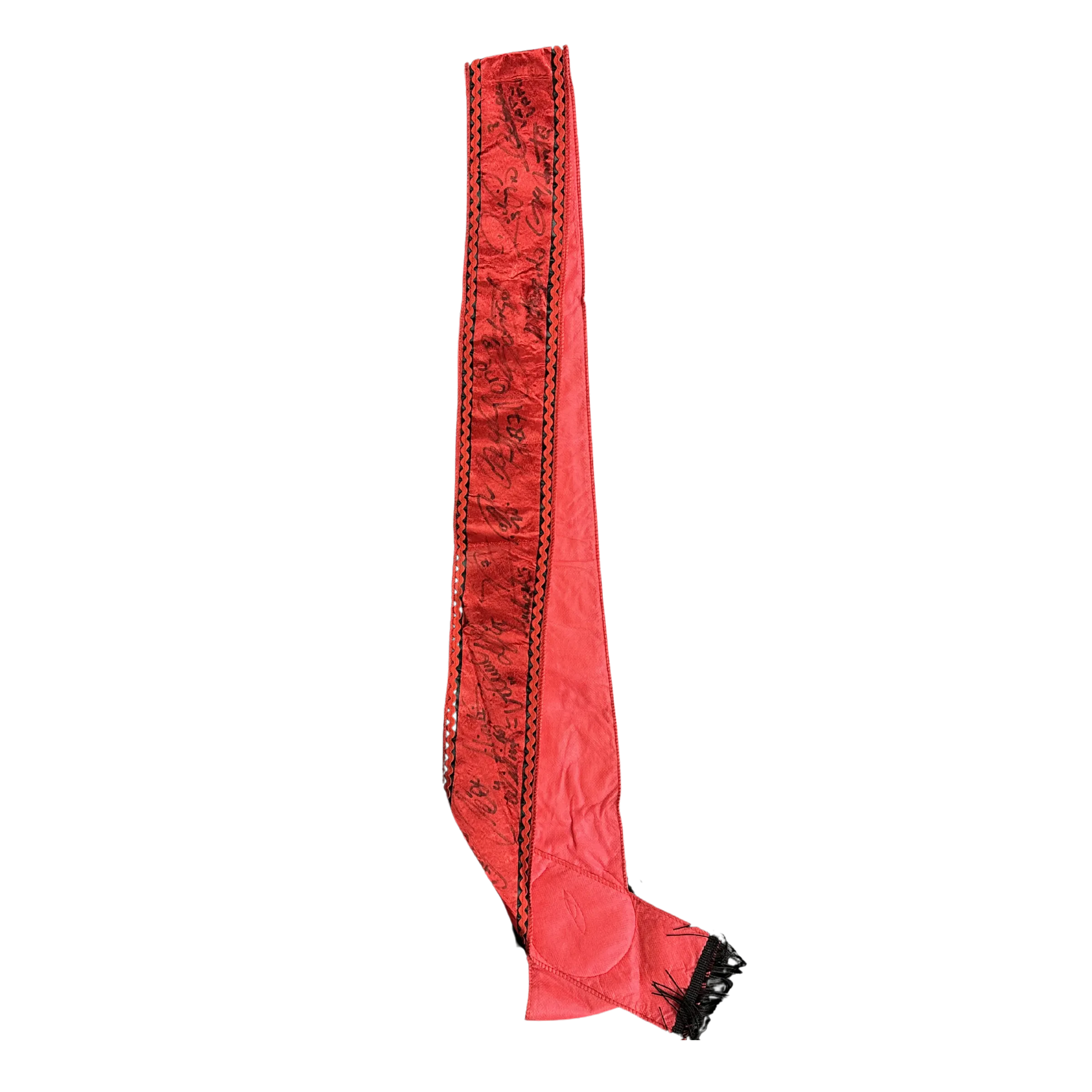 Official Banner - Flamengo Three-Time State Champion - 2019 / 2020 / 2021 - Autographed by Gabigol / Pedro / Gerson / Arrascaeta / R. Caio / Matheuzinho / Rene / B. Henrique / Diego / E. Ribeiro / F. Luiz / Vitinho / Michael / Leo Pereira e Arao — imagem 2 de 3