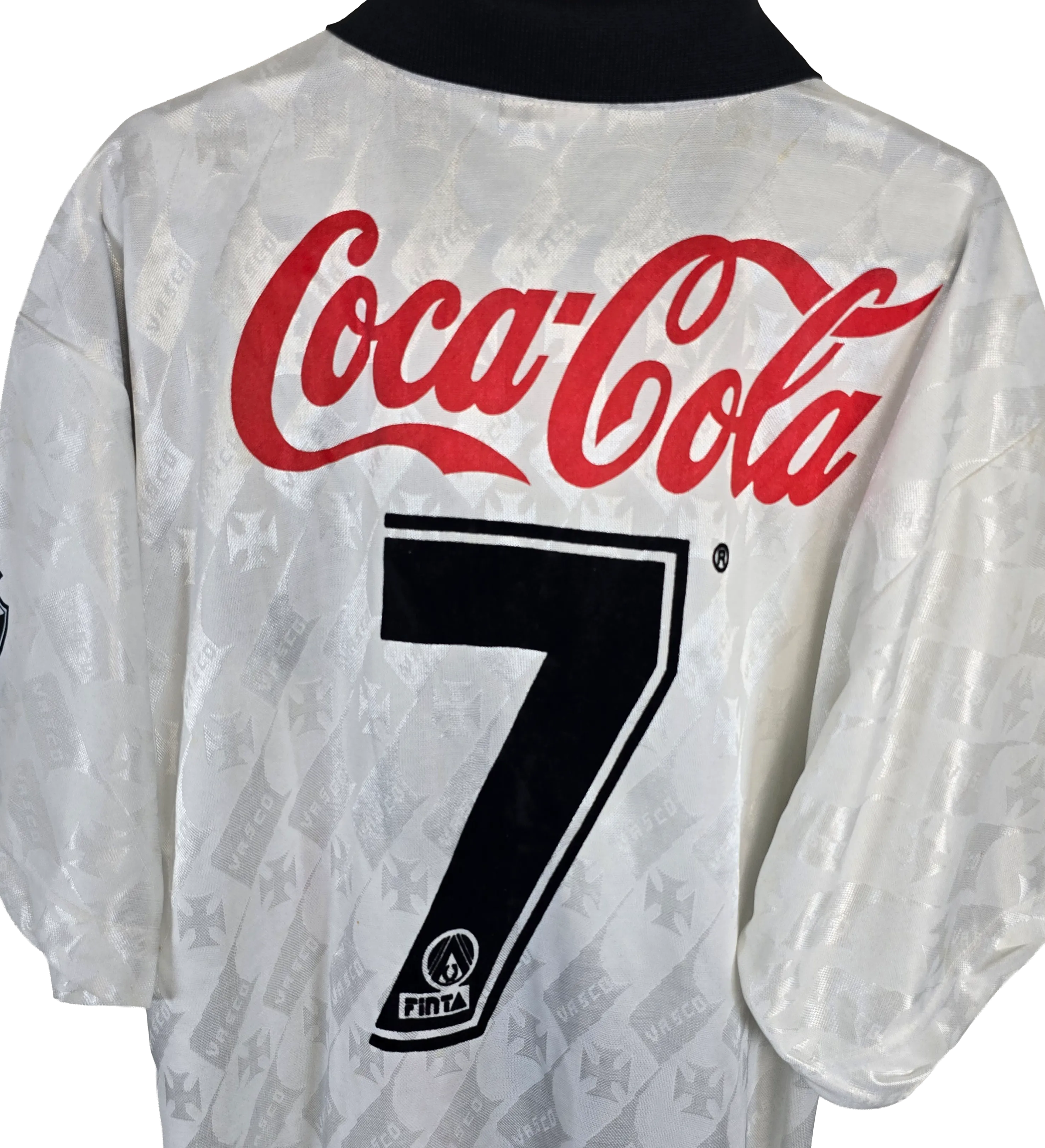 1994 Vasco Match-Worn Jersey, Three-time Carioca Champion, Signed by Valdir, Carlos Germano, and Leandro Ávila — imagem 3 de 5