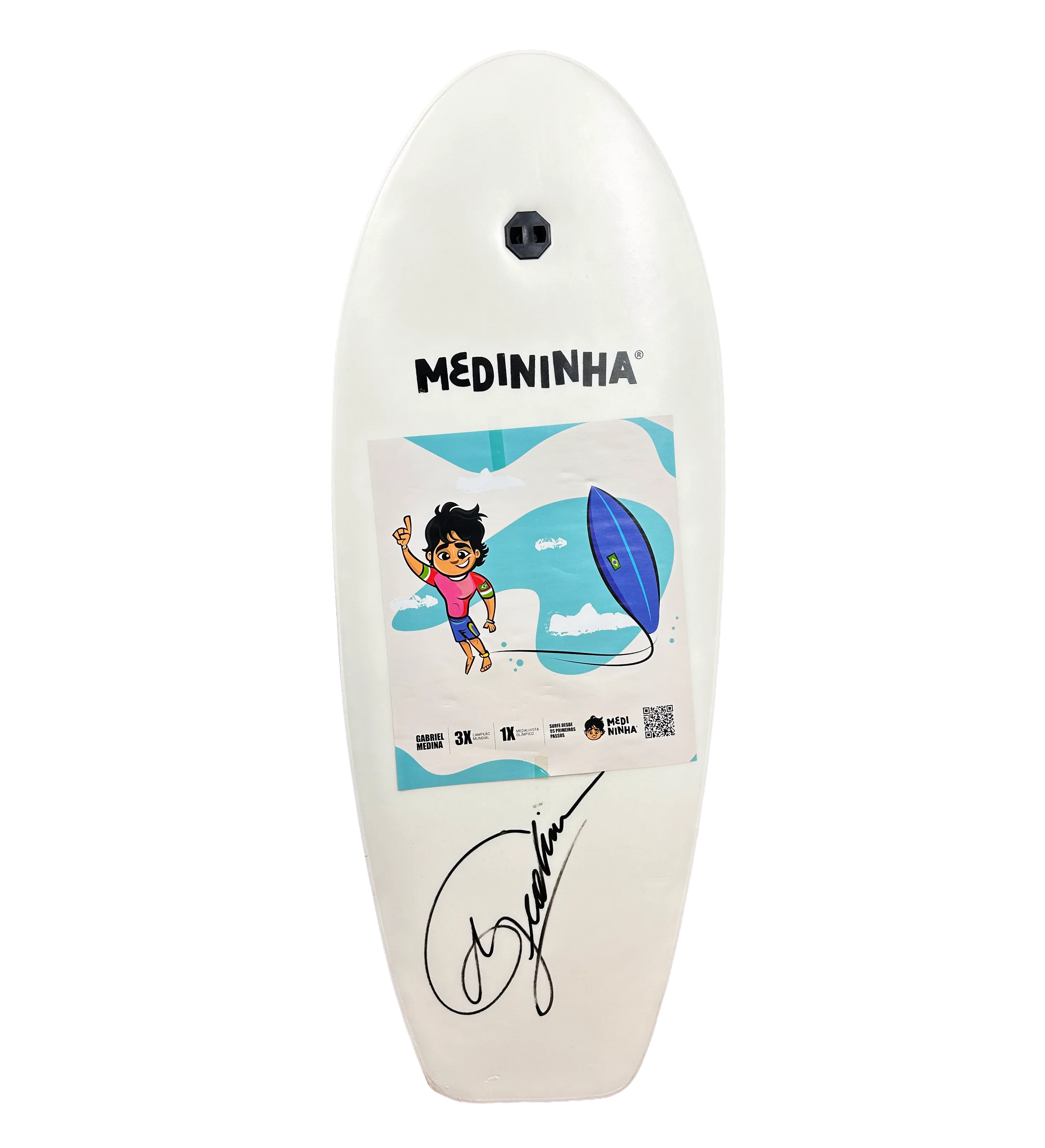 Prancha Medininha Gabriel Medina Autografada pelo Campeão Mundial — imagem 2 de 4