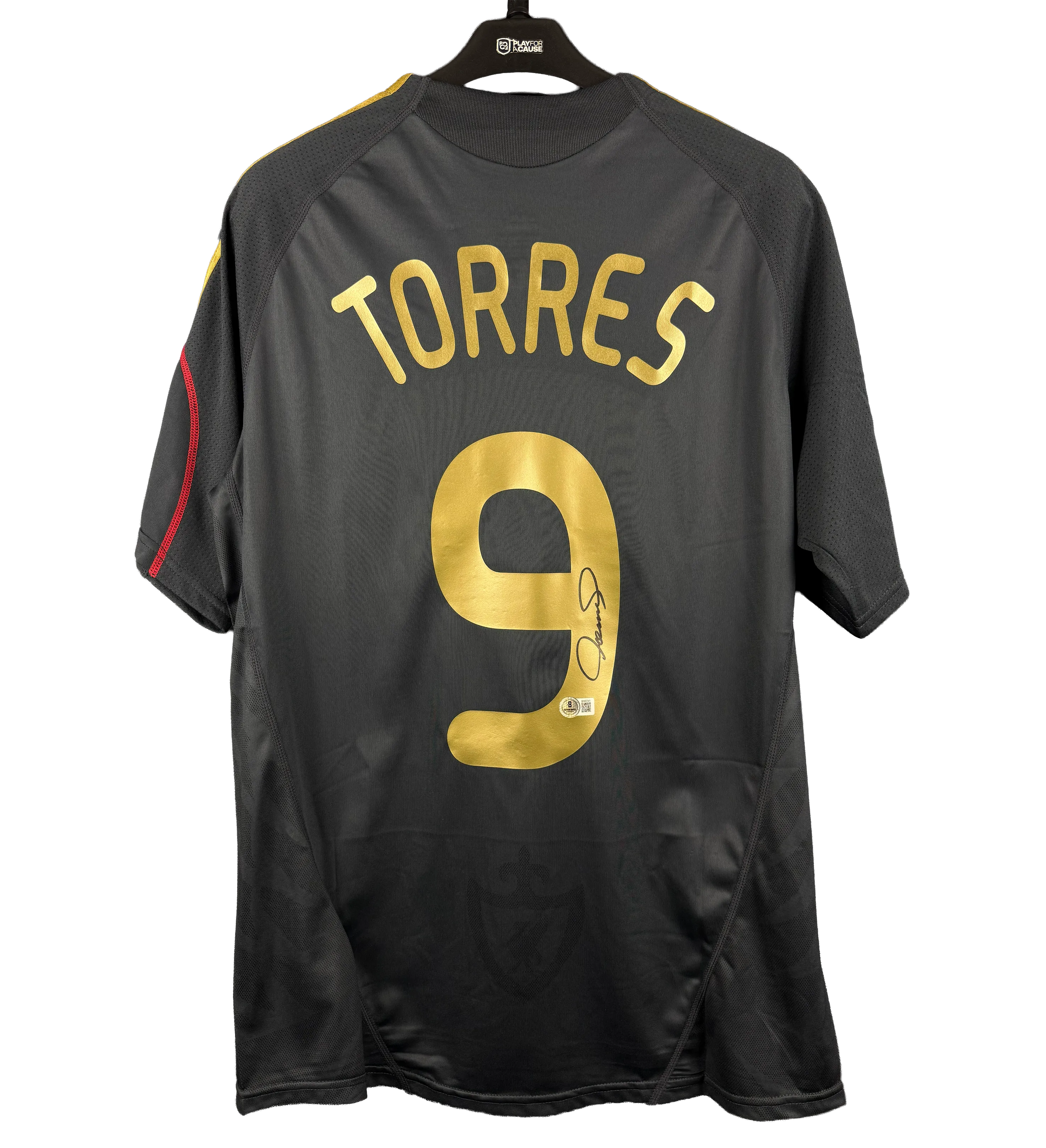 Camisa Liverpool – Fernando Torres – Autografada – Certificação Internacional Beckett — imagem 2 de 5