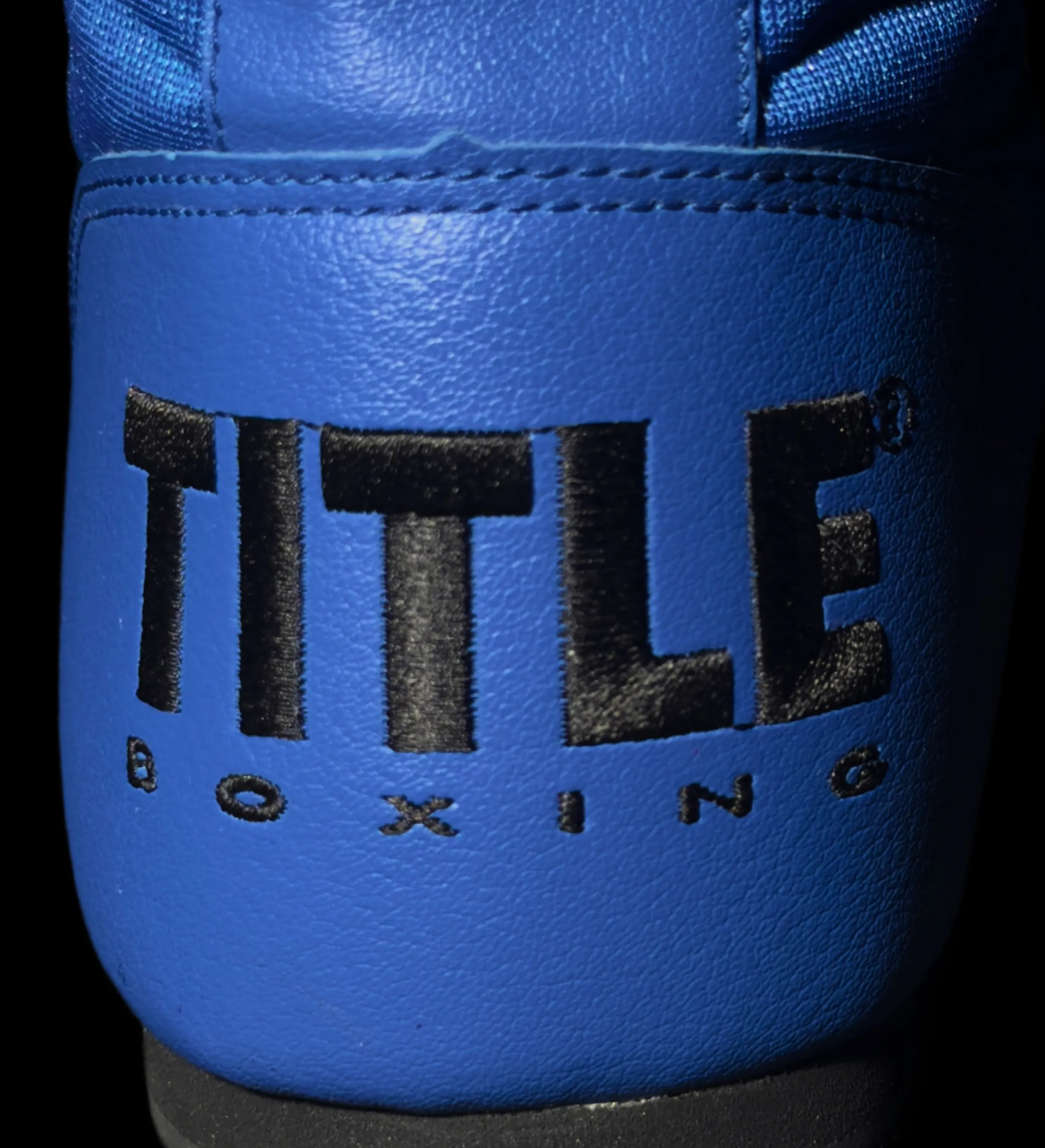 Bota de Boxe TITLE Mike Tyson Autografada pelo Ídolo — imagem 4 de 6