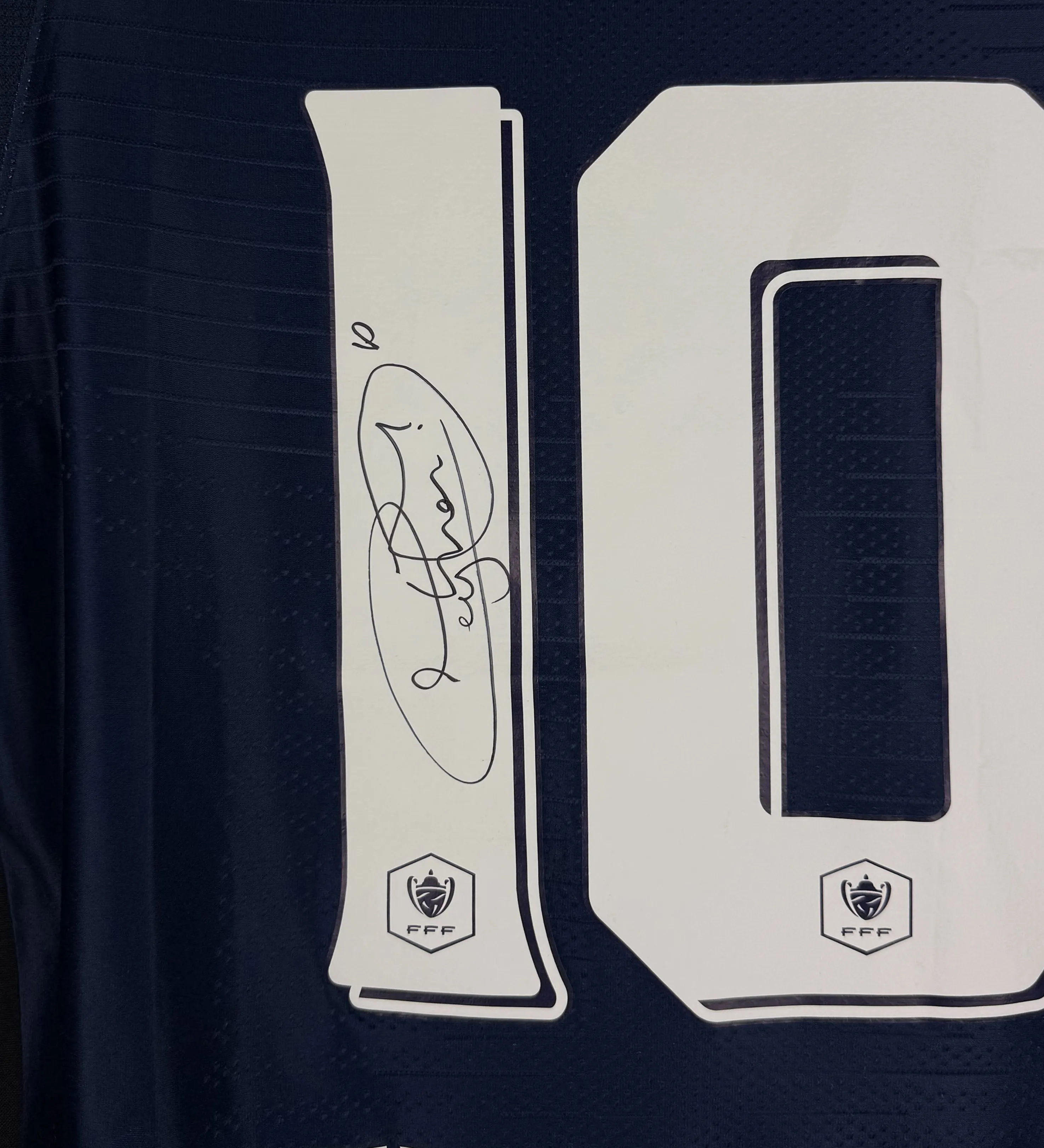 Camisa PSG Neymar Copa da França 2018 Modelo Jogador Autografada pelo Craque — imagem 3 de 3