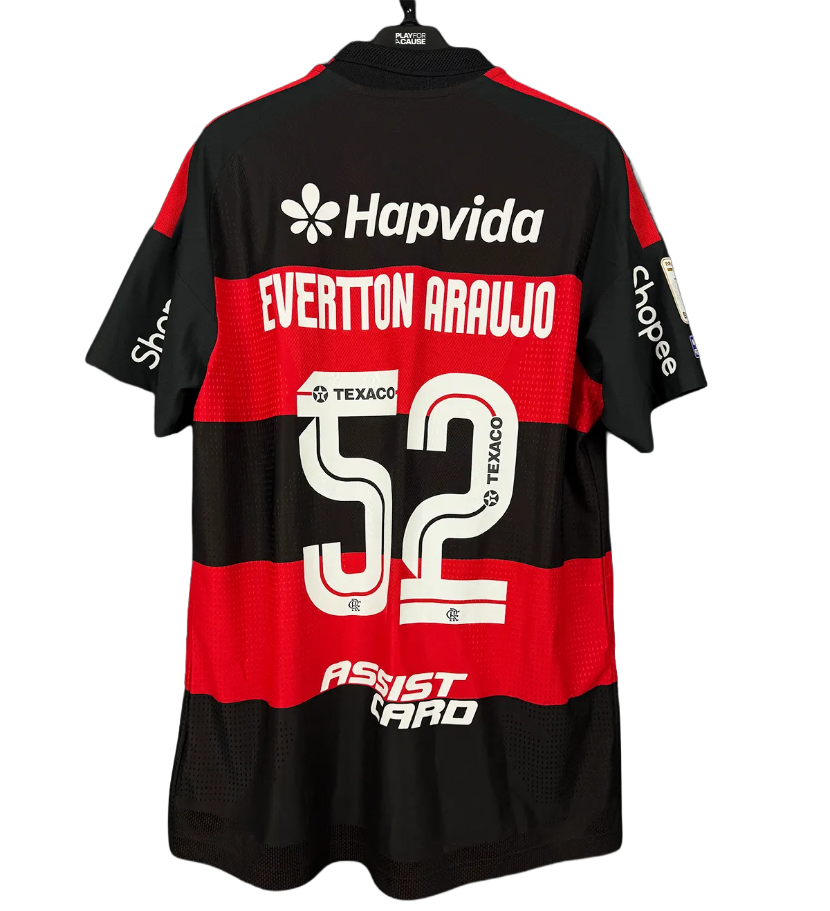 Clube de Regatas do Flamengo Jersey – Evertton Araújo #52 – Campeonato Brasileiro Série A 2026 – Flamengo 2 x 0 Bahia – Tribute to the Eternal Legend Oscar Schmidt – Signed by the Entire Squad — imagem 2 de 3