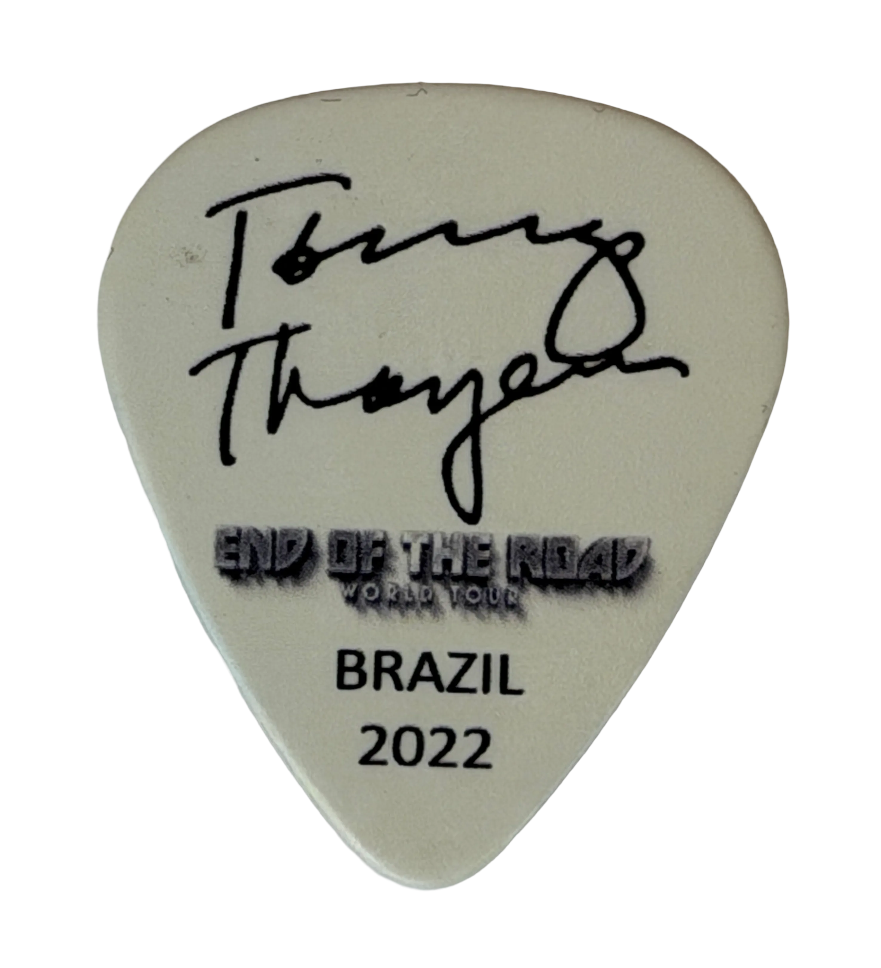 Pick – Kiss – Tommy Thayer – End of the Road World Tour Brazil 2022 – Signed — imagem 1 de 2