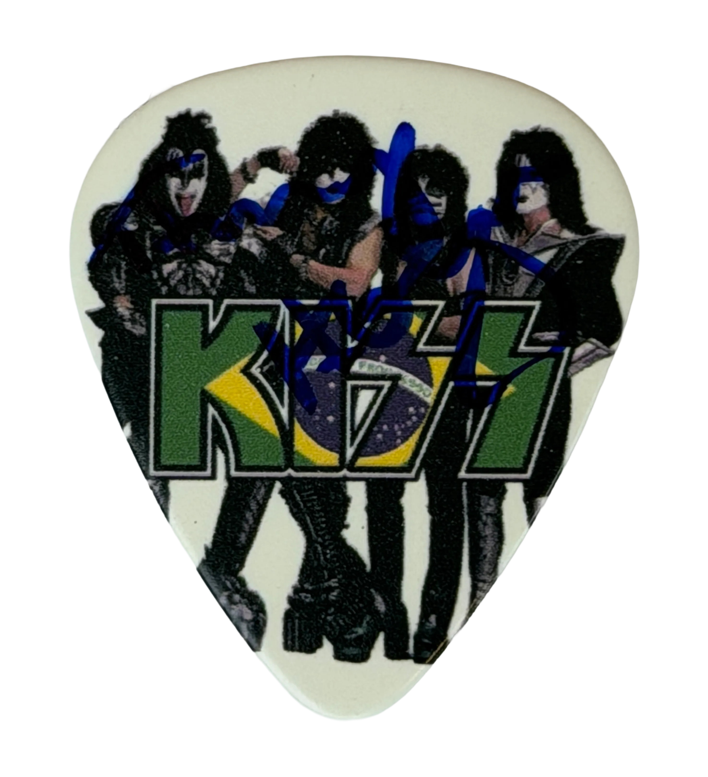 Pick – Kiss – Tommy Thayer – End of the Road World Tour Brazil 2022 – Signed — imagem 2 de 2
