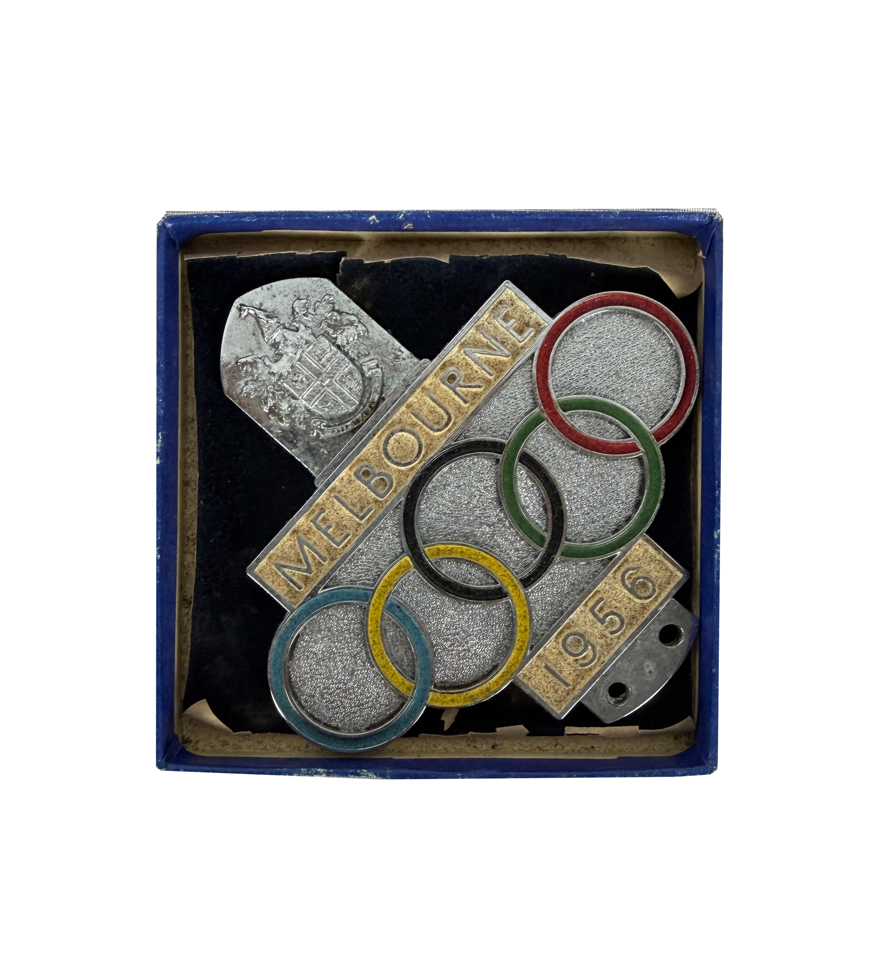 Car Badge – Melbourne 1956 Olympic Games – Official Metal Accessory — imagem 2 de 3