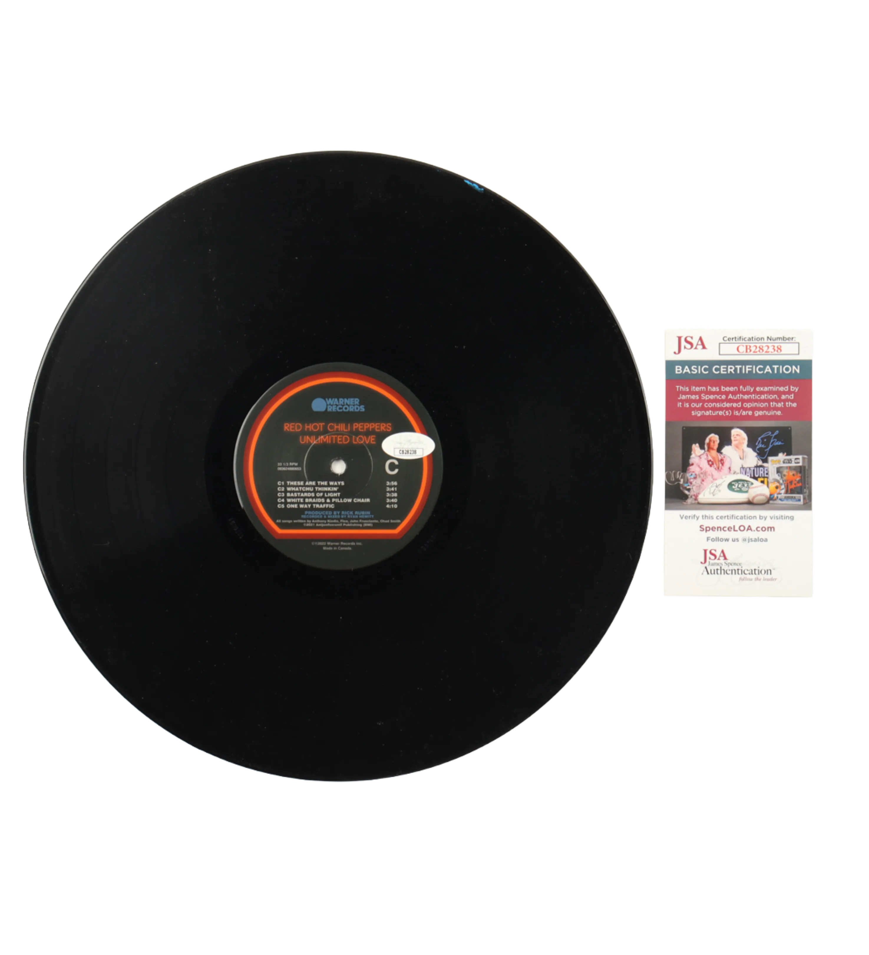 Red Hot Chili Peppers – Unlimited Love LP – Signed by Chad Smith & John Frusciante – JSA & PSA Authentication — imagem 2 de 3