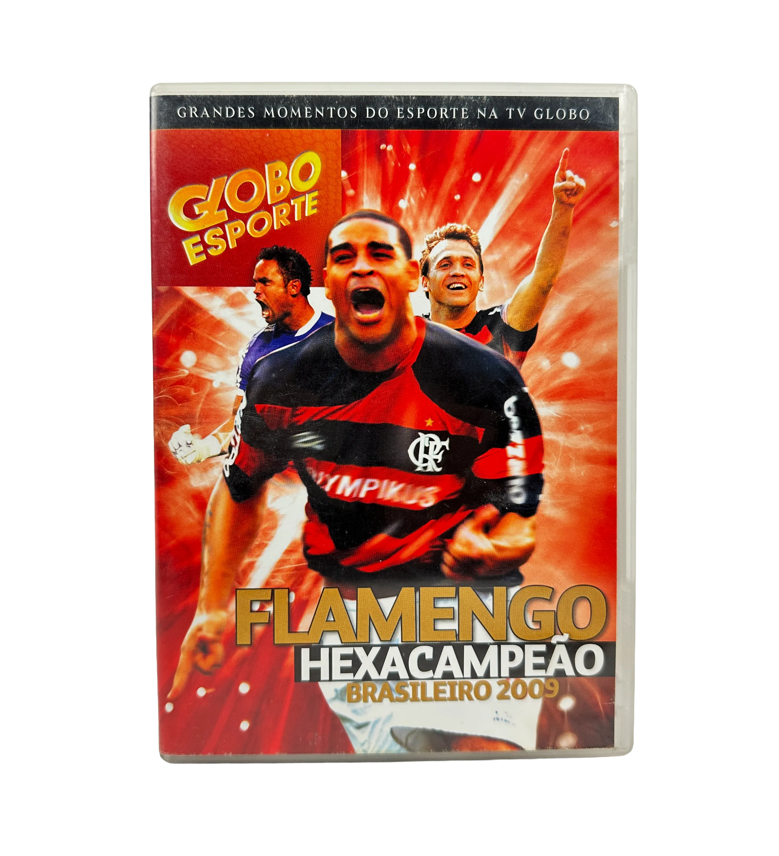 DVD Flamengo Hexacampeão Brasileiro 2009 Autografado pelo Adriano Imperador — imagem 1 de 4
