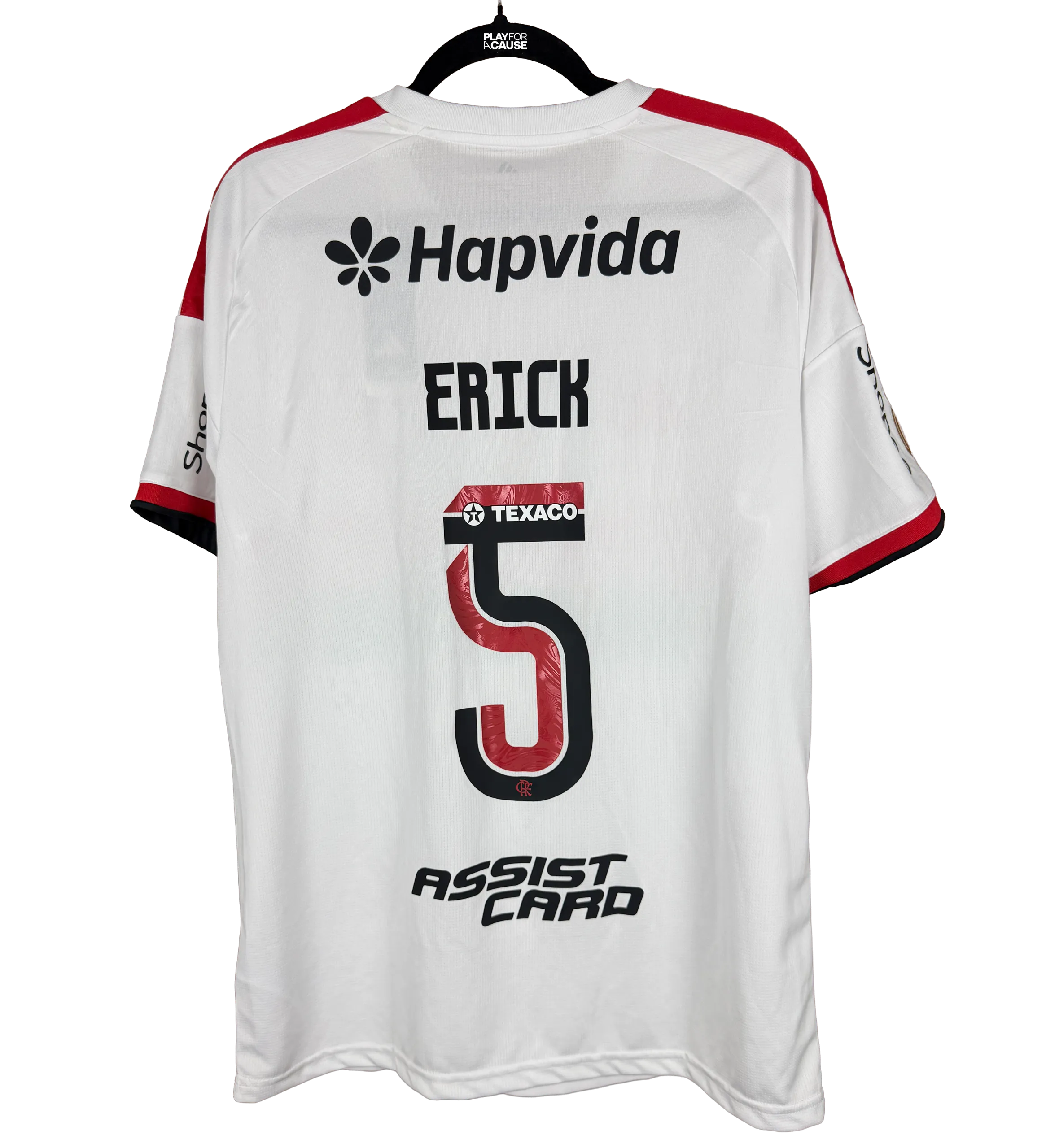 Flamengo 2026 Away Jersey Fan Version Erick Pulgar Autographed by the Squad — imagem 2 de 8