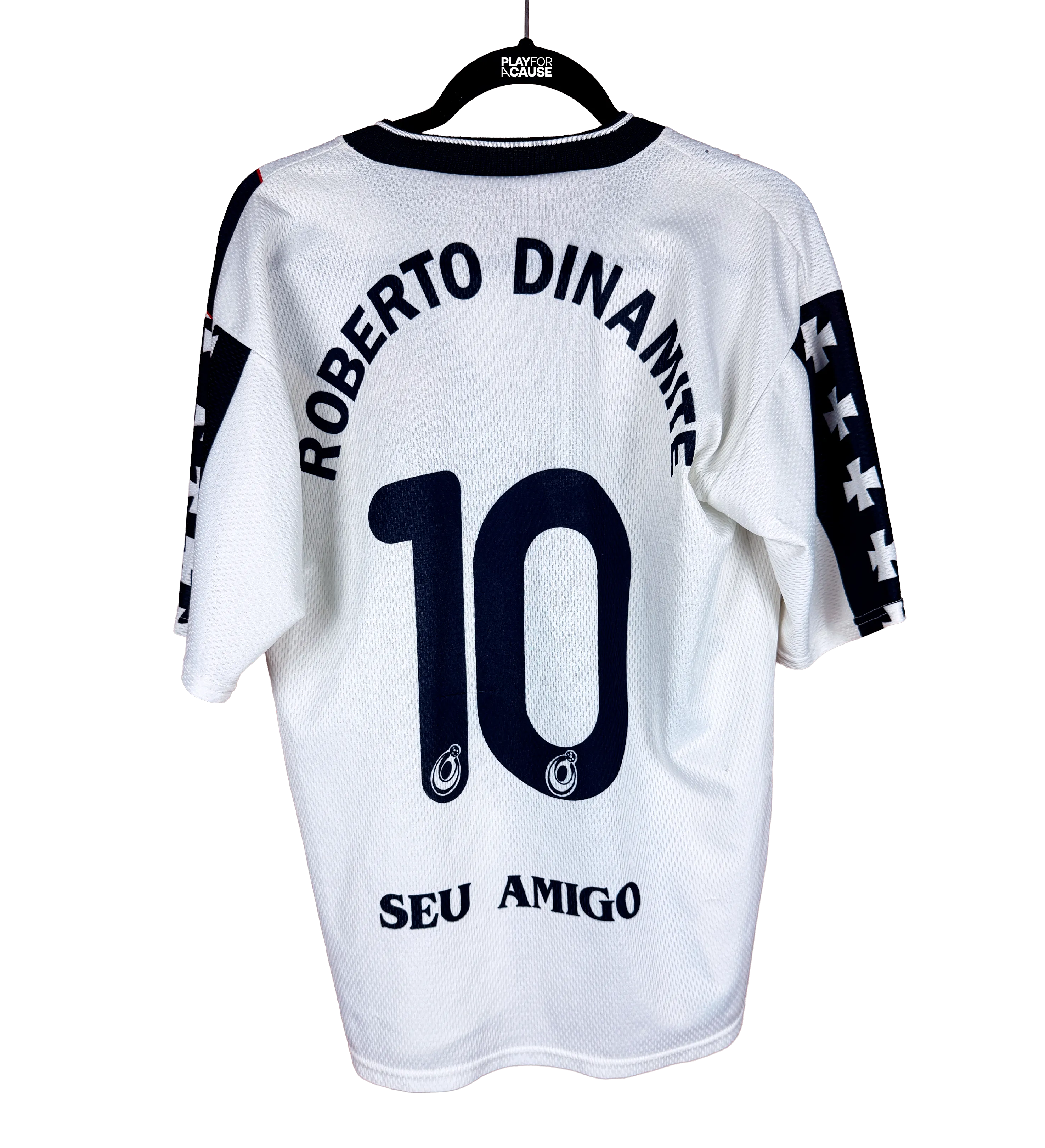 Vasco Jersey – Amigos do Roberto Dinamite – 2007 – Signed with Dedication by the Legend — imagem 2 de 5
