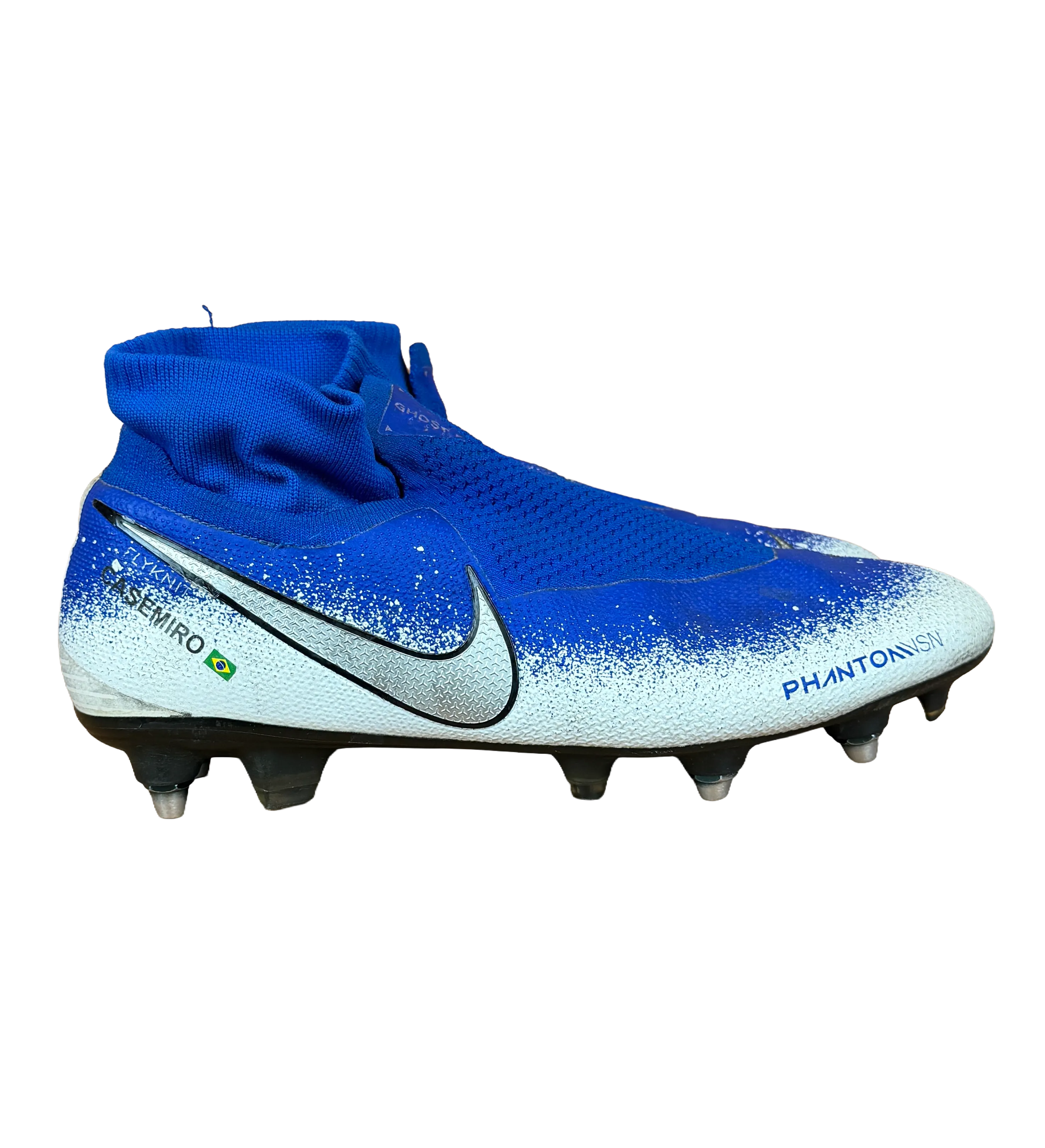 Chuteira Nike Phantom Vision Elite DF Casemiro Utilizada pelo Jogador na Seleção Brasileira Copa América 2019 — imagem 4 de 4