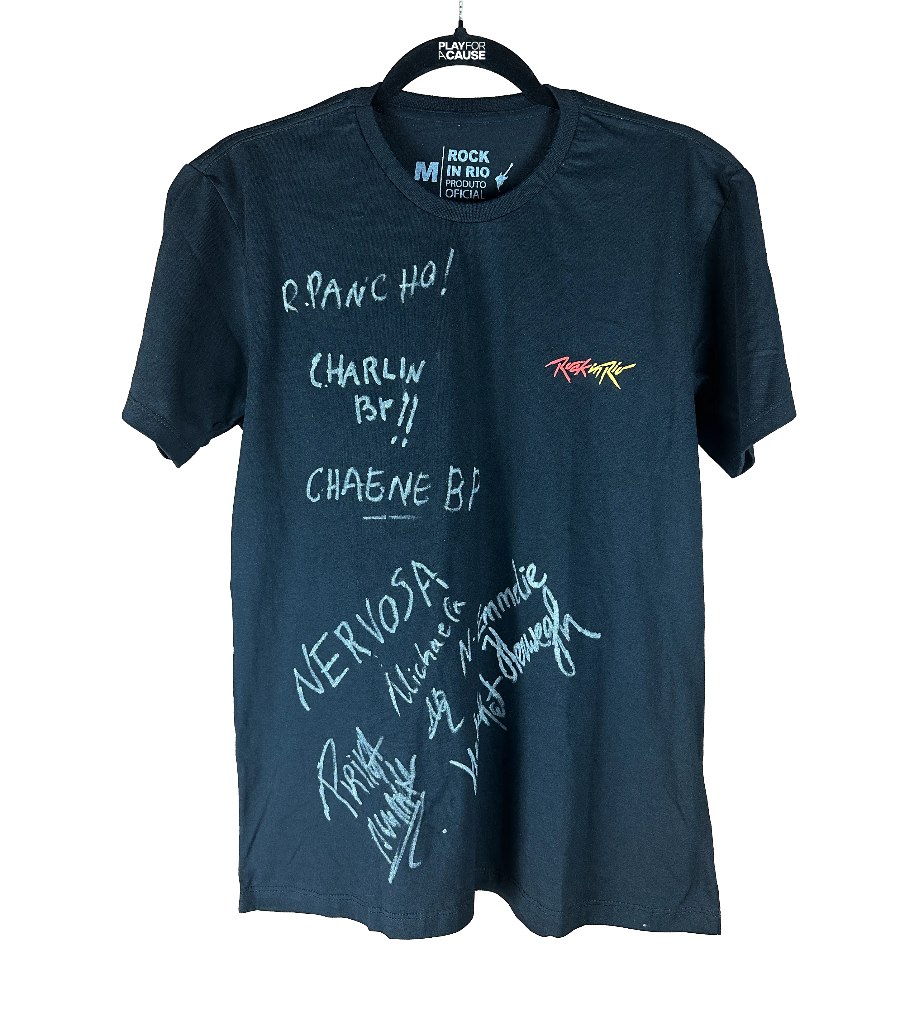 Black Pantera Autographed Kit with T-shirt + Setlist — imagem 13 de 20