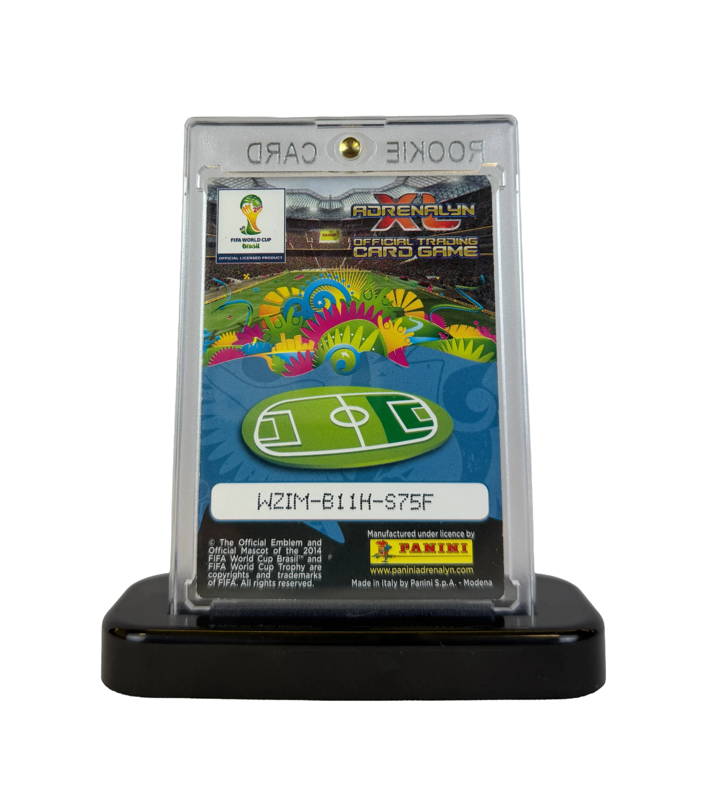 Card 243 Cristiano Ronaldo Portugal 2014 World Cup Adrenalyn XL Autographed by the Star + Ultra PRO Display — imagem 2 de 2