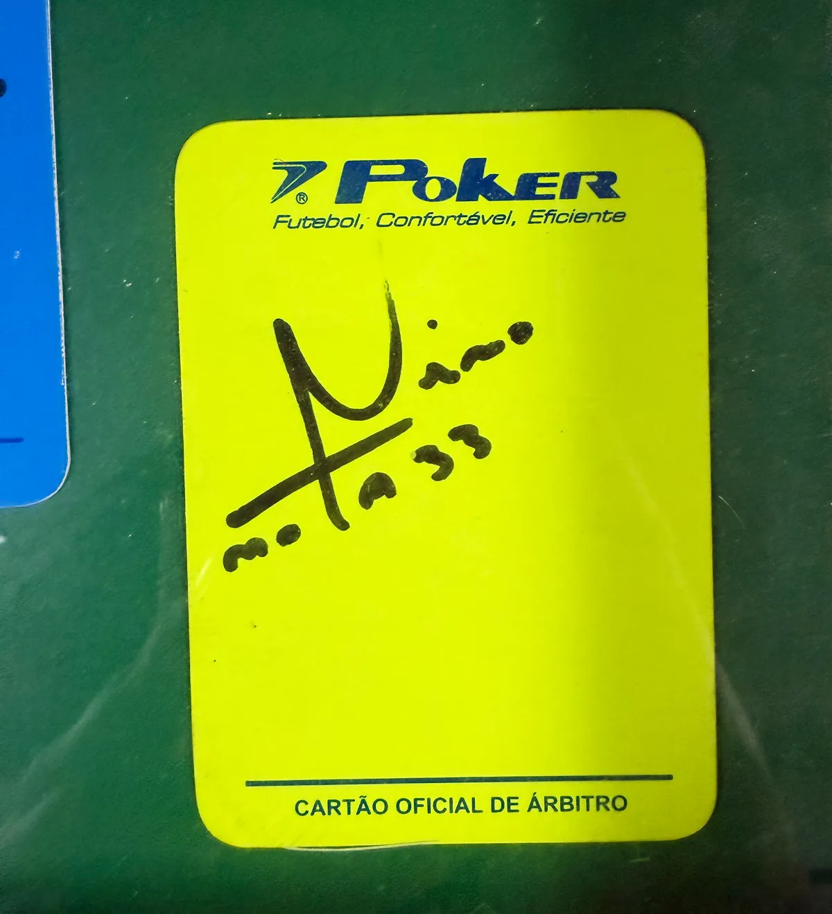 Referee Cards Frame - Signed by Felipe Melo, Ganso, and Nino — imagem 3 de 3