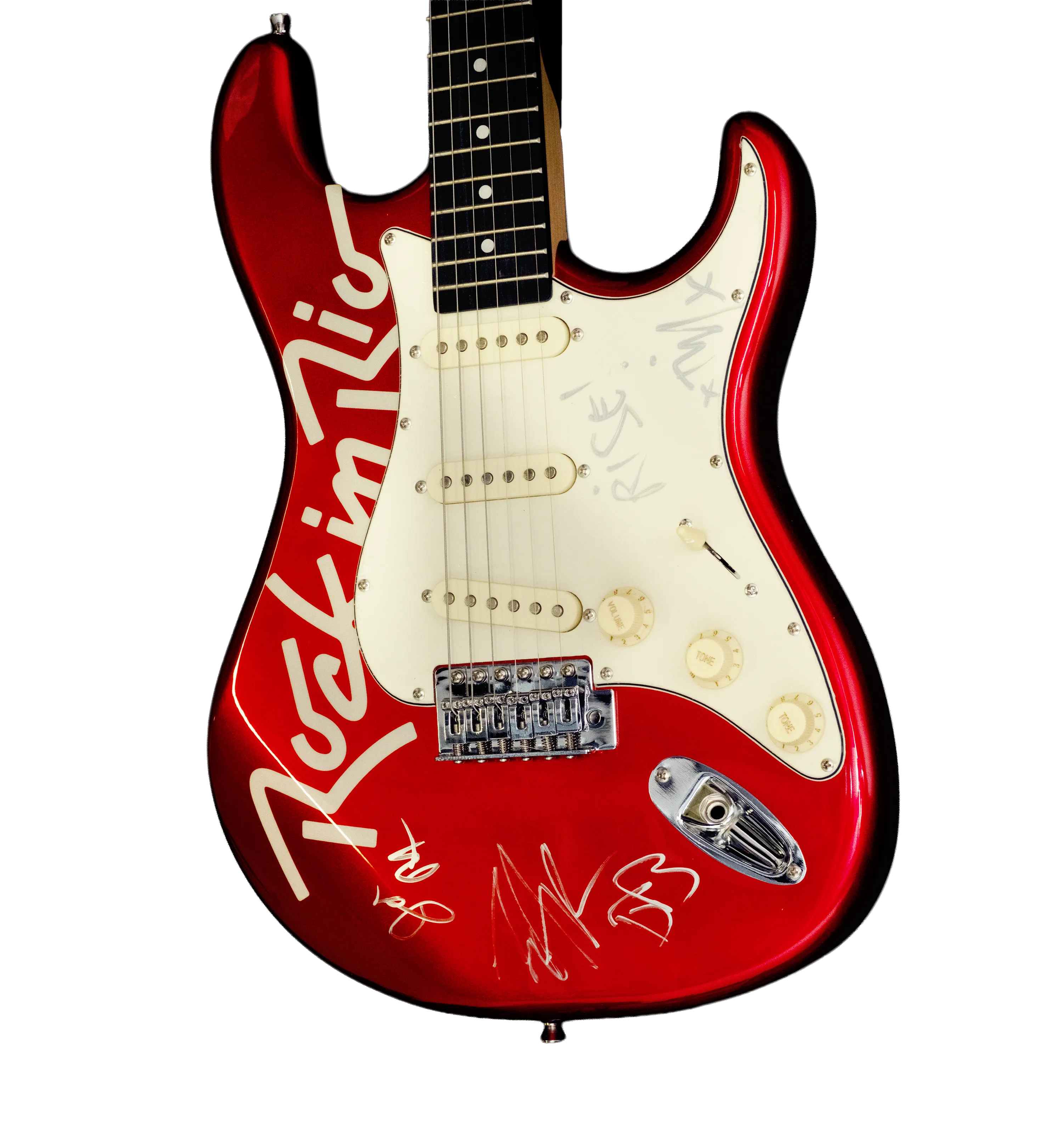 Guitarra Autografada Rise Against Rock In Rio 2026 — imagem 2 de 2