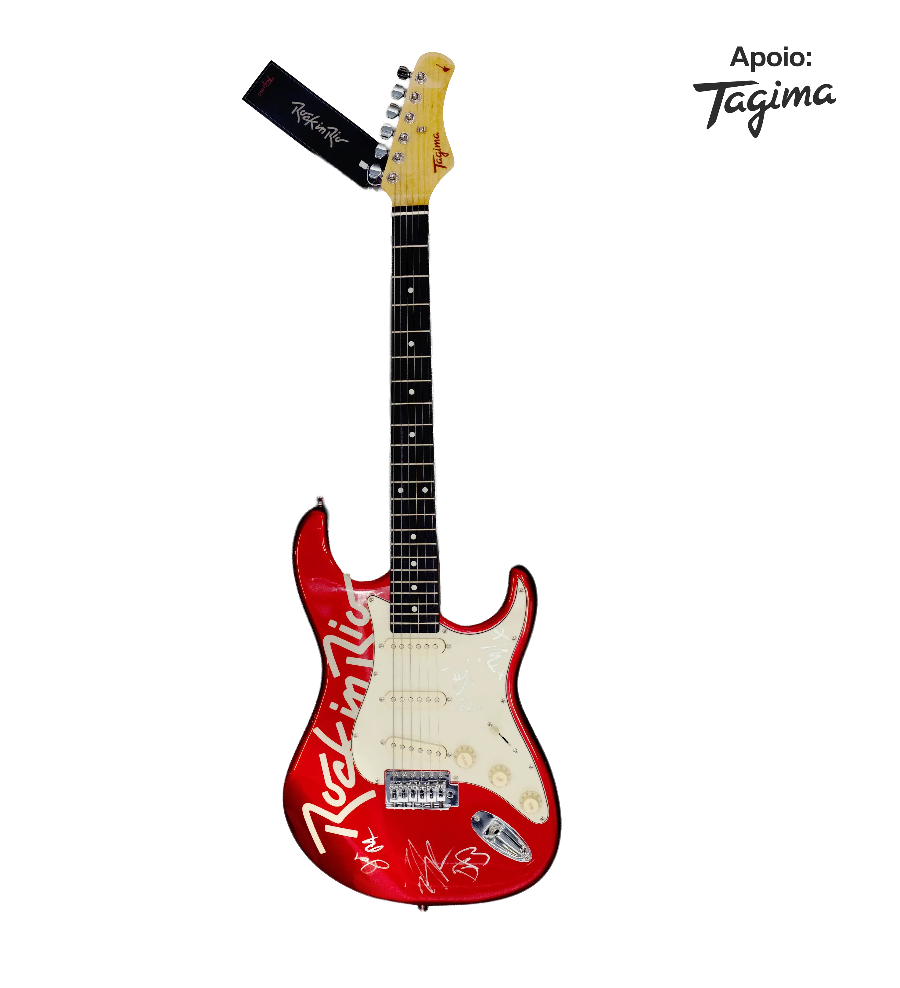 Guitarra Autografada Rise Against Rock In Rio 2026 — imagem 1 de 2