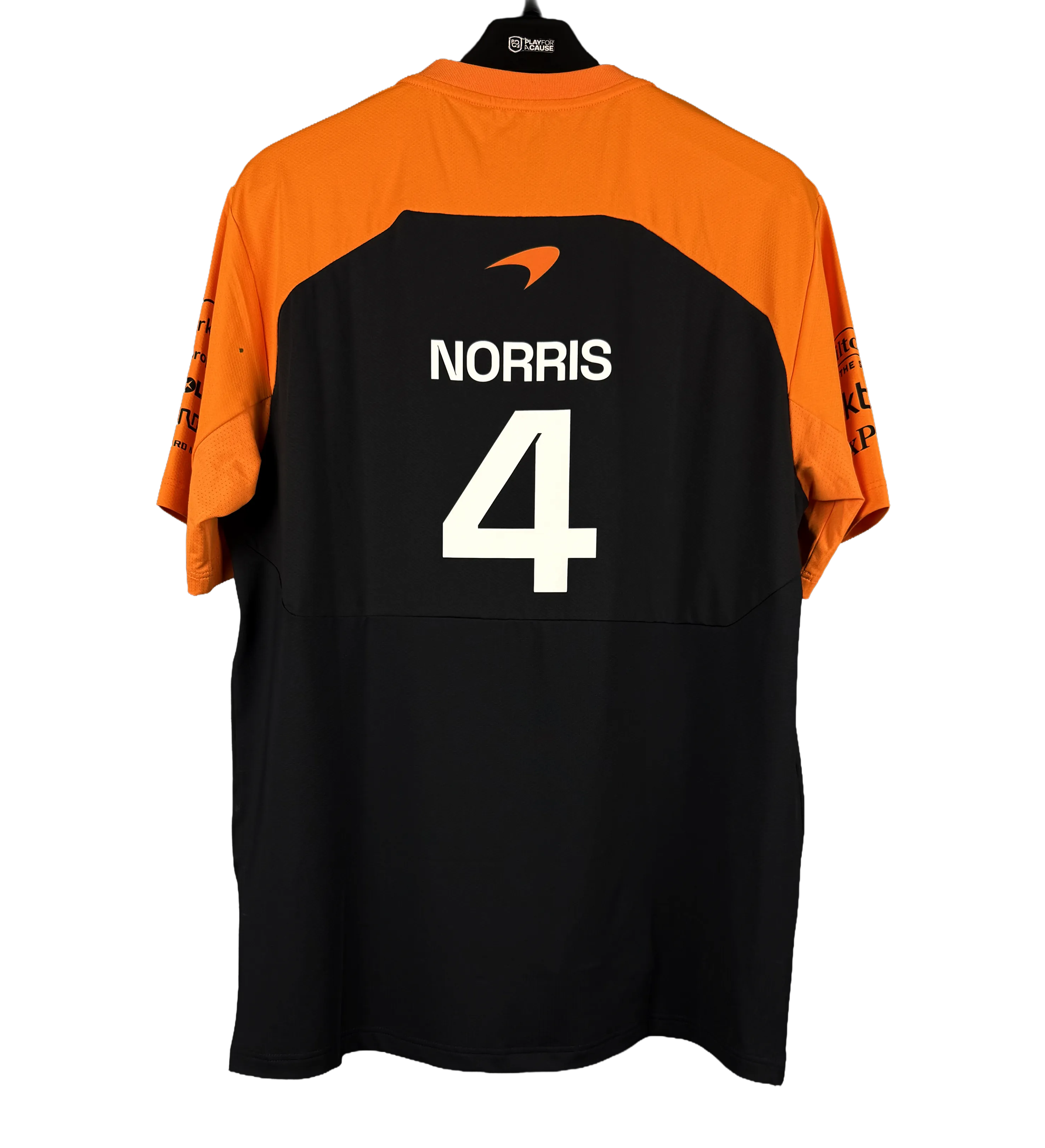 Camisa McLarenLando Norris Temporada 2024 Autografado Pelo Piloto — imagem 2 de 2
