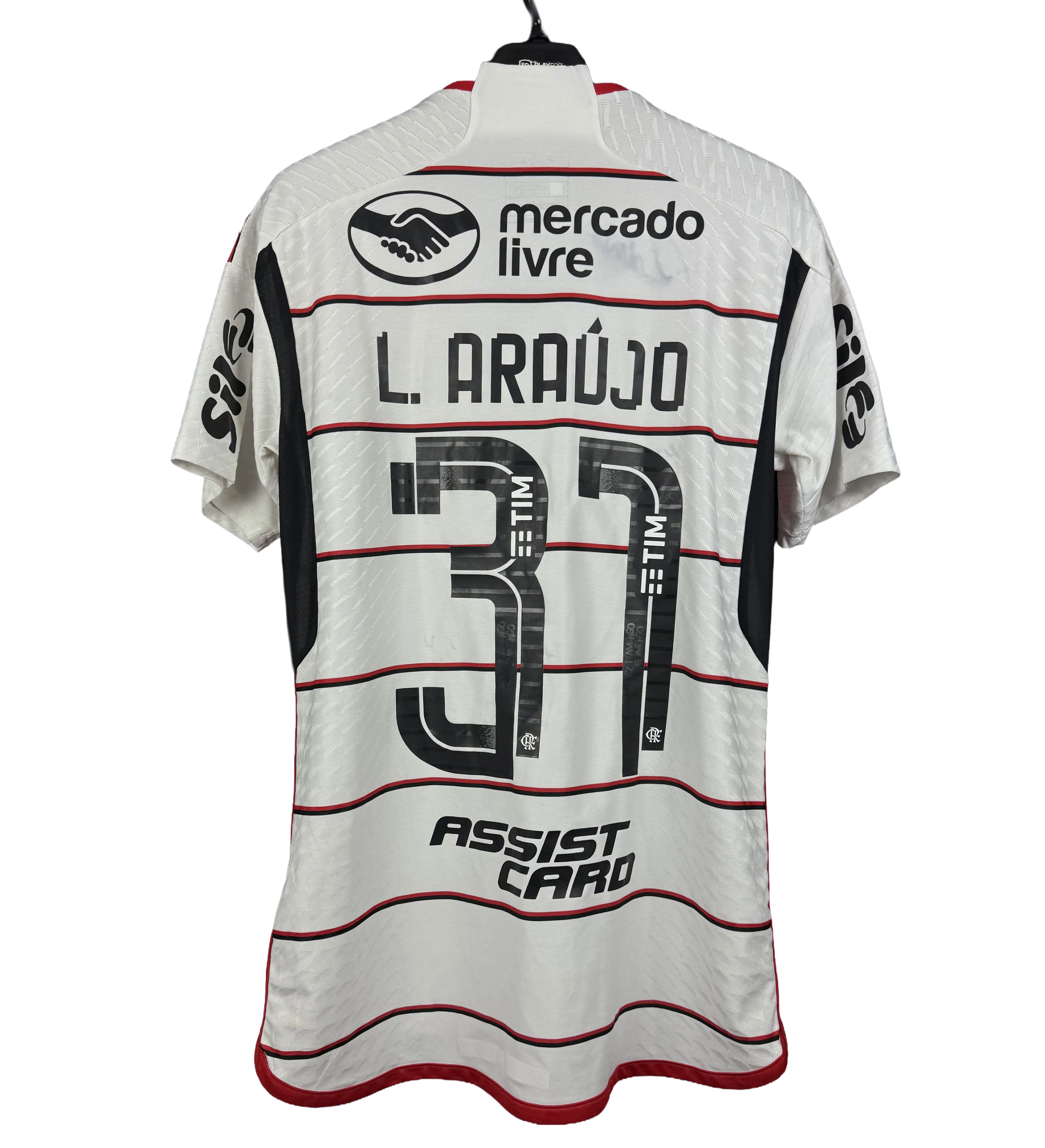 Camisa Autografada Flamengo Luiz Araújo Brasileirão 2023 — imagem 2 de 2