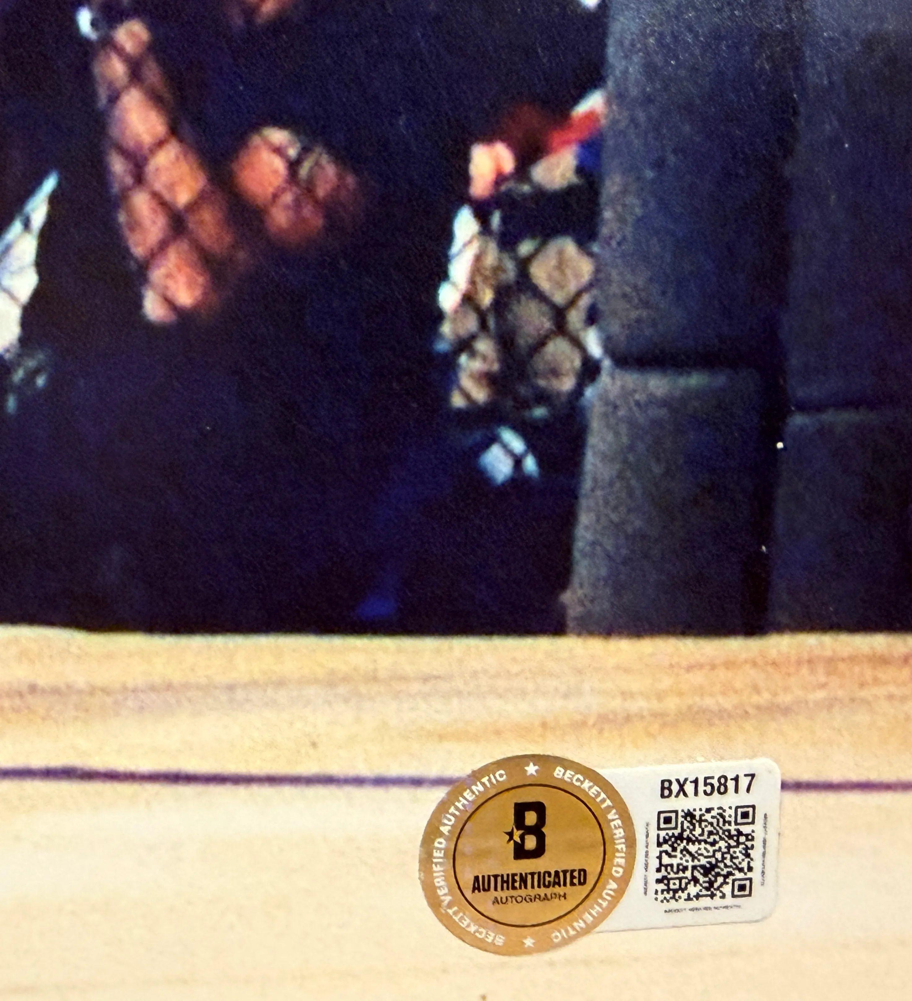 Foto Emoldurada 27,9 x 35,6 cm - Royce Gracie - Autografada pelo Ídolo - Certificação Internacional Beckett — imagem 3 de 3