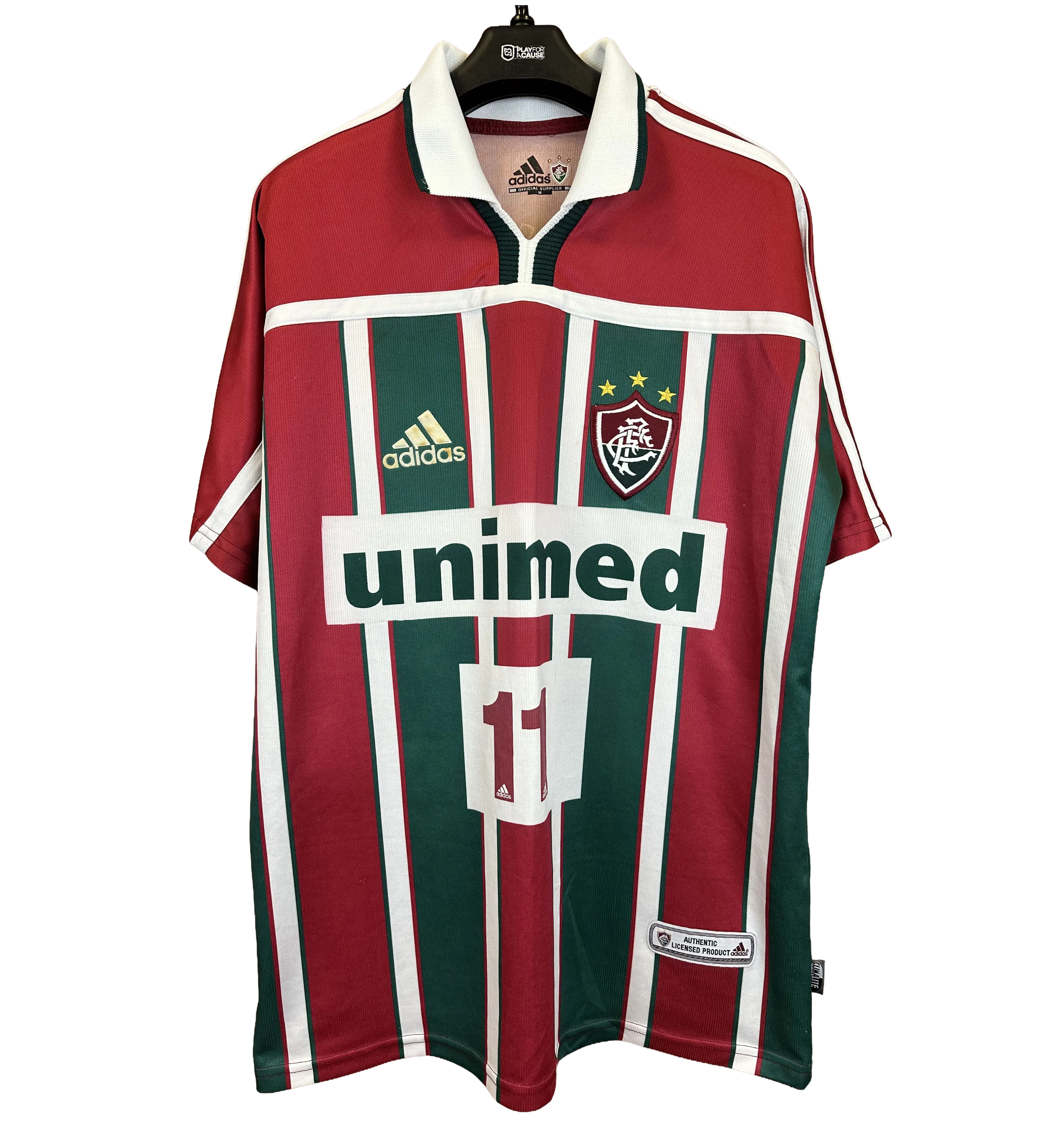 Camisa Fluminense Romário Temporada 2002 Estreia do Baixinho no Flu — imagem 1 de 2