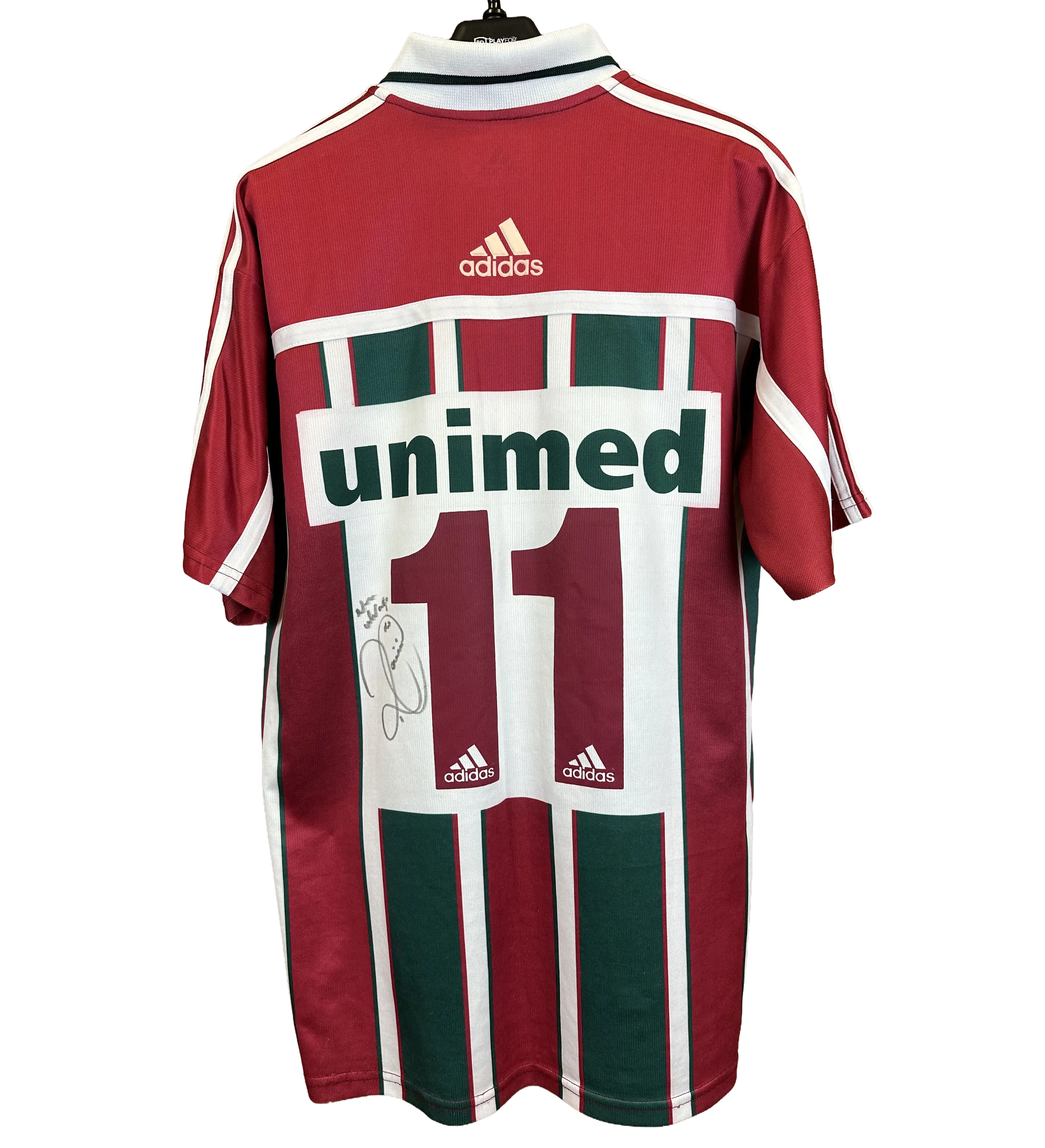 Camisa Fluminense Romário Temporada 2002 Estreia do Baixinho no Flu — imagem 2 de 2