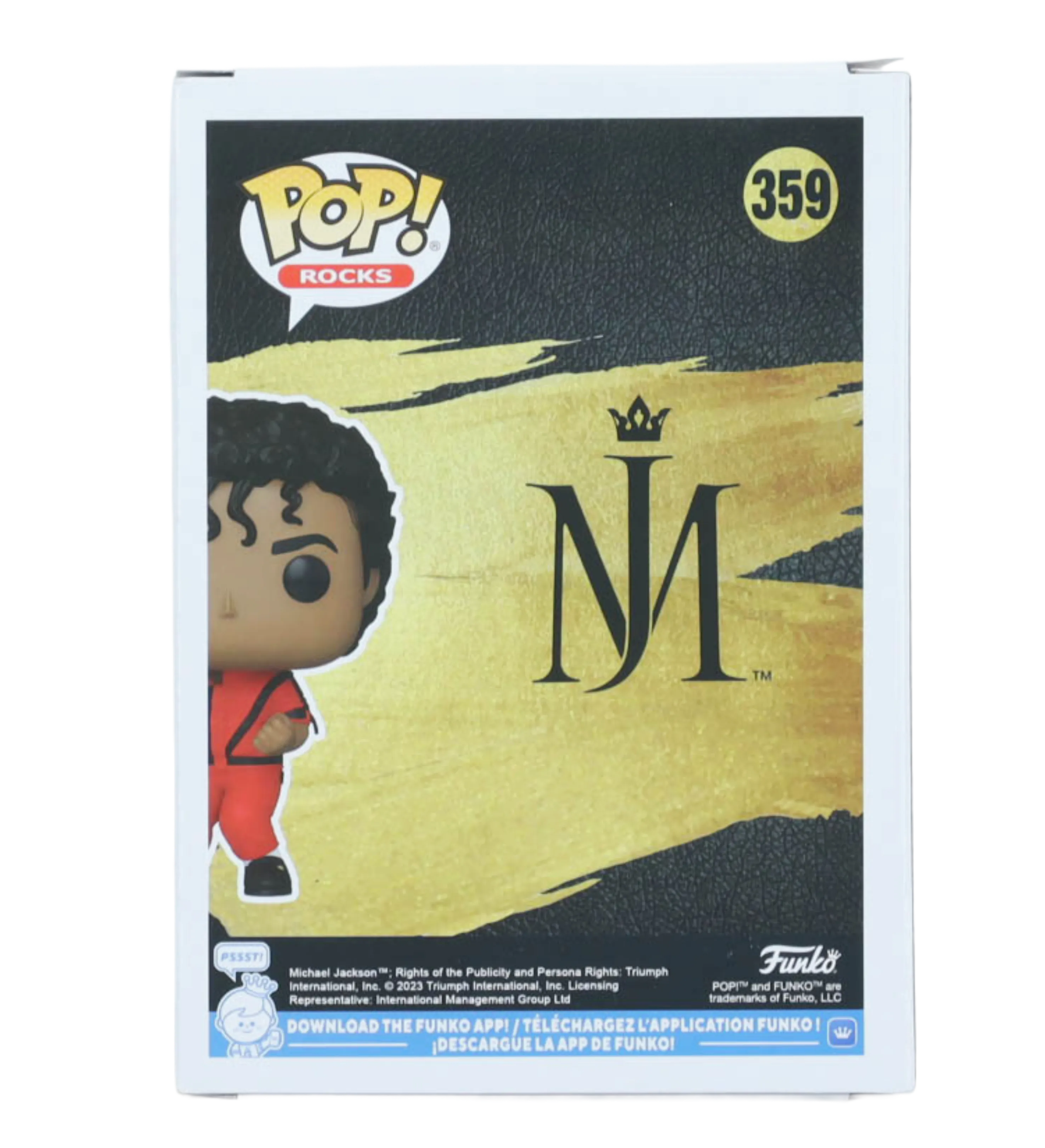 Funko Pop! Michael Jackson #359 - Autographed by Jaafar Jackson - PSA International Certification — imagem 4 de 4