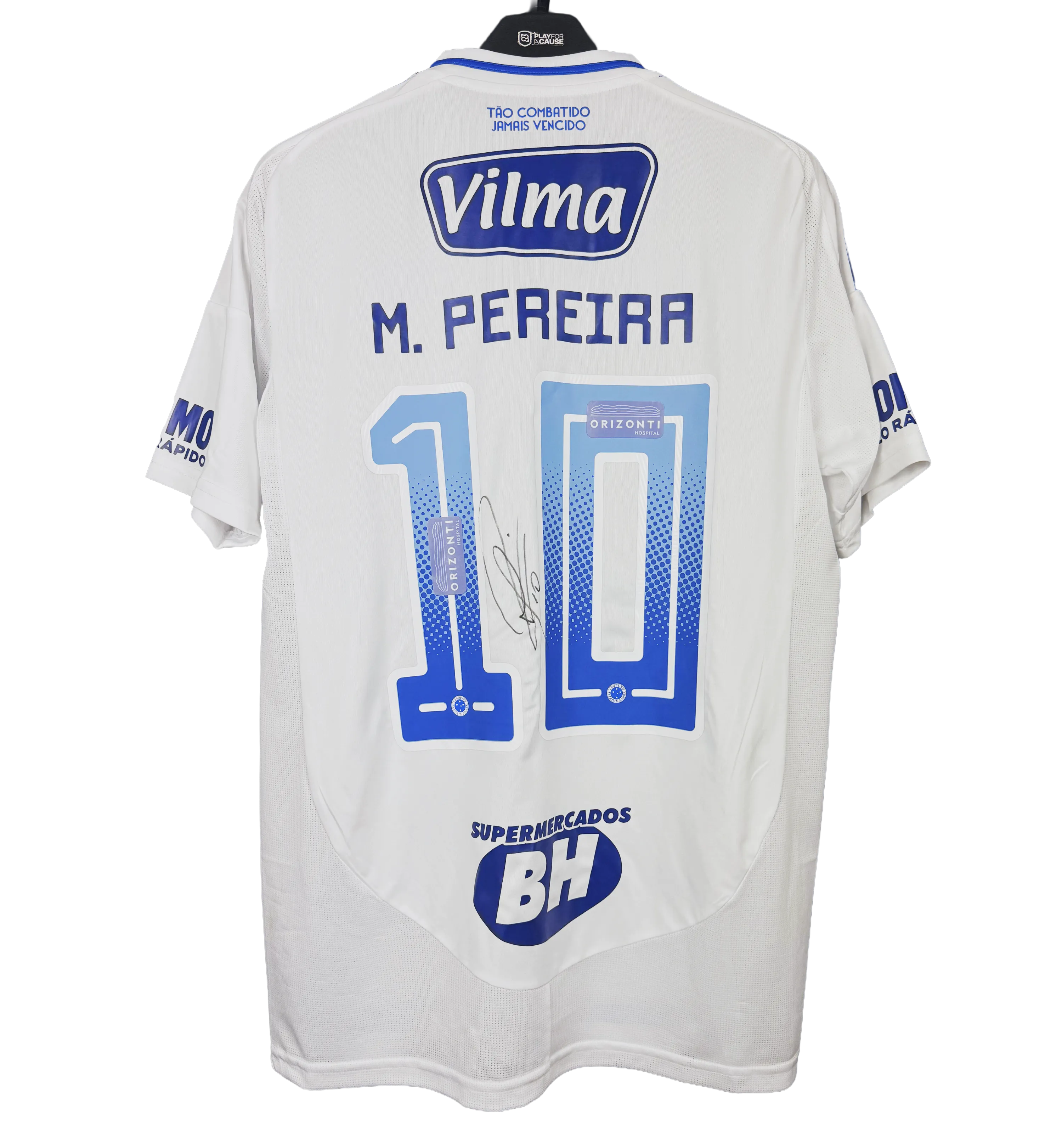 Cruzeiro Esporte Clube Jersey – Matheus Pereira #10 – 2026 Campeonato Brasileiro Série A – Flamengo vs Cruzeiro – Signed by the Star – With Autograph Photo Proof — imagem 2 de 2