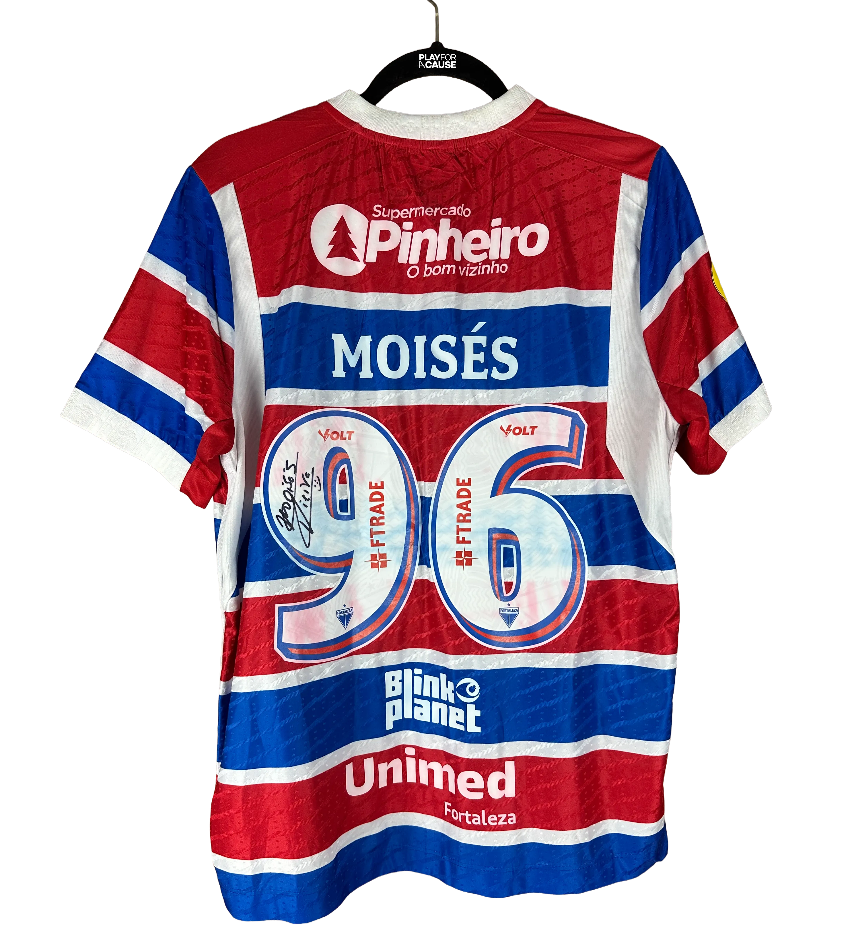 Camisa Fortaleza Moisés Doe Gols Brasileirão 2025 — imagem 2 de 3