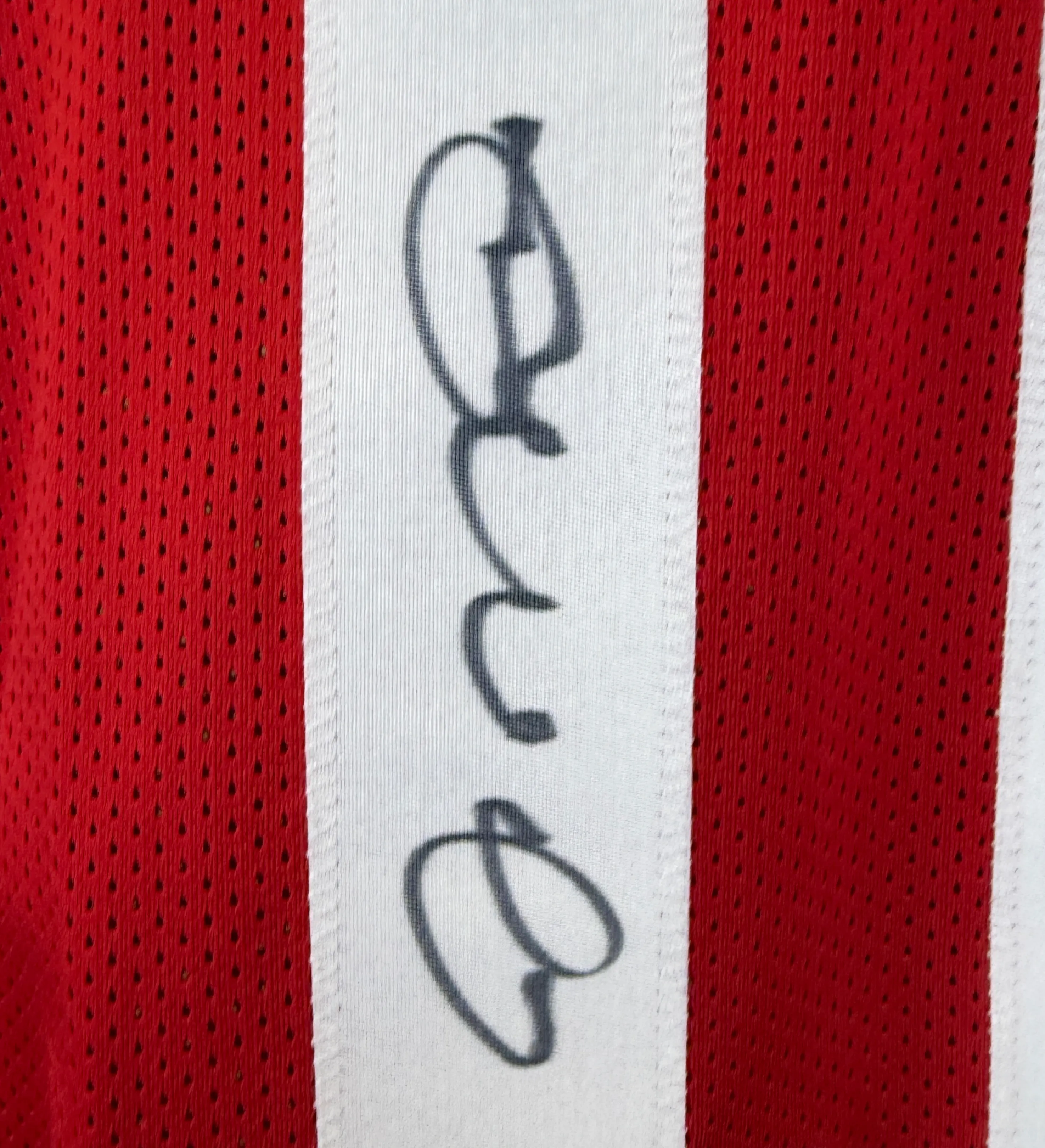 Camisa Autografada Oficial San Francisco 49ers Joe Montana Temporada 1990 Campeão do Super Bowl XXIV — imagem 4 de 4