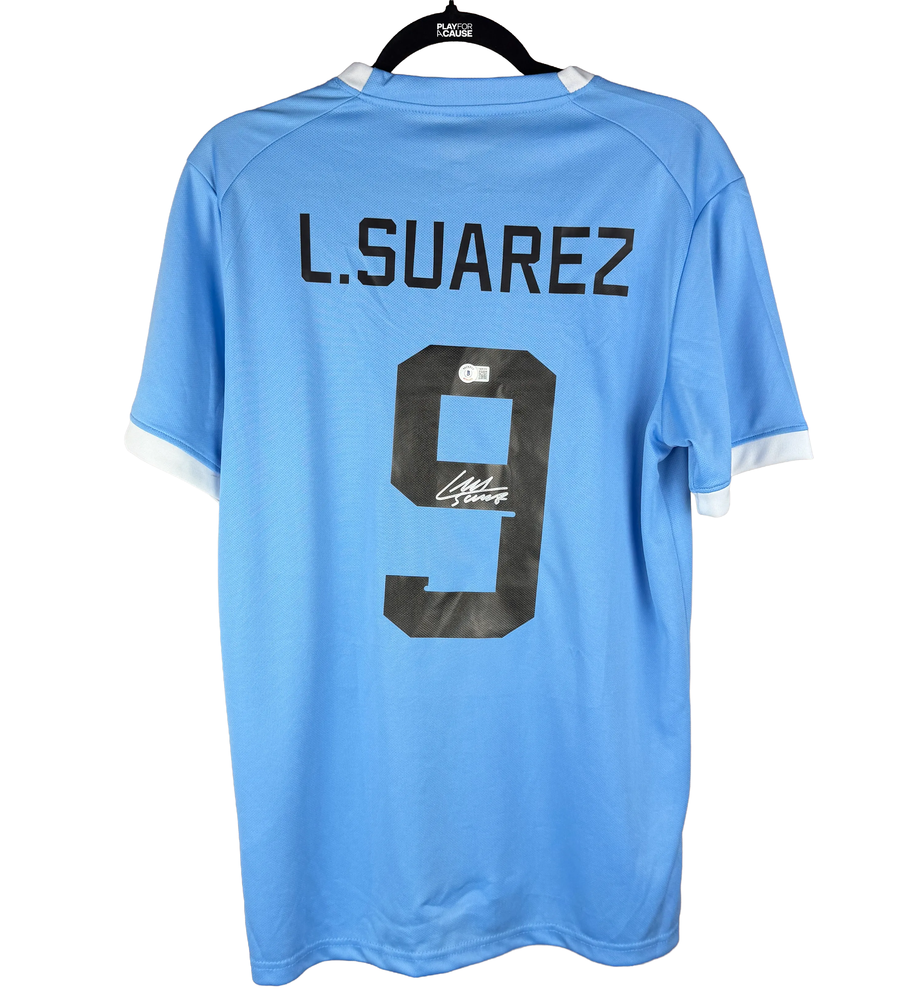 Camisa AUF - Suarez - Autografada e Com Certificação Beckett — imagem 2 de 4