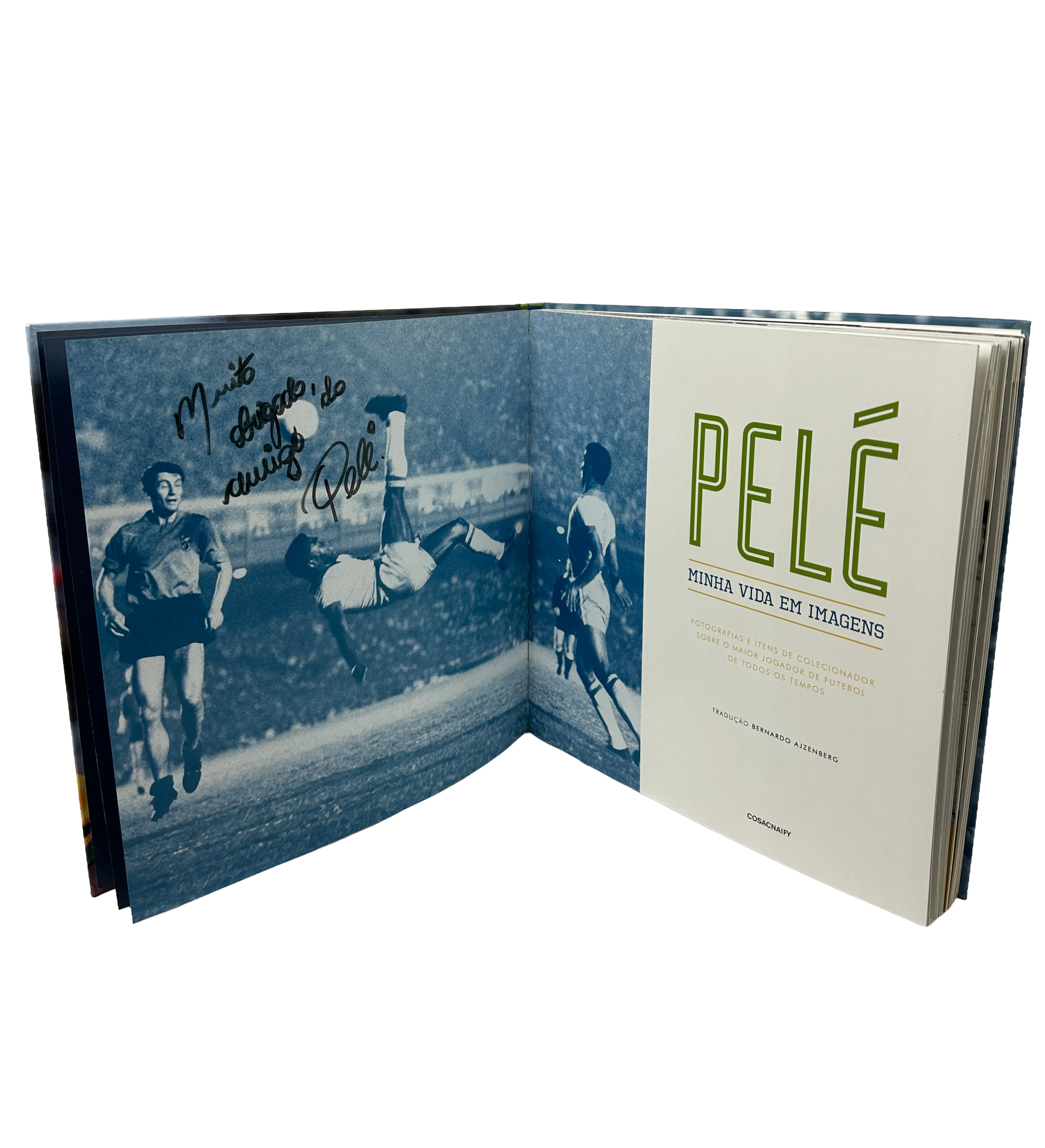 Autographed Book: Pelé - My Life in Pictures (2009) Illustrated Autobiography — imagem 4 de 5