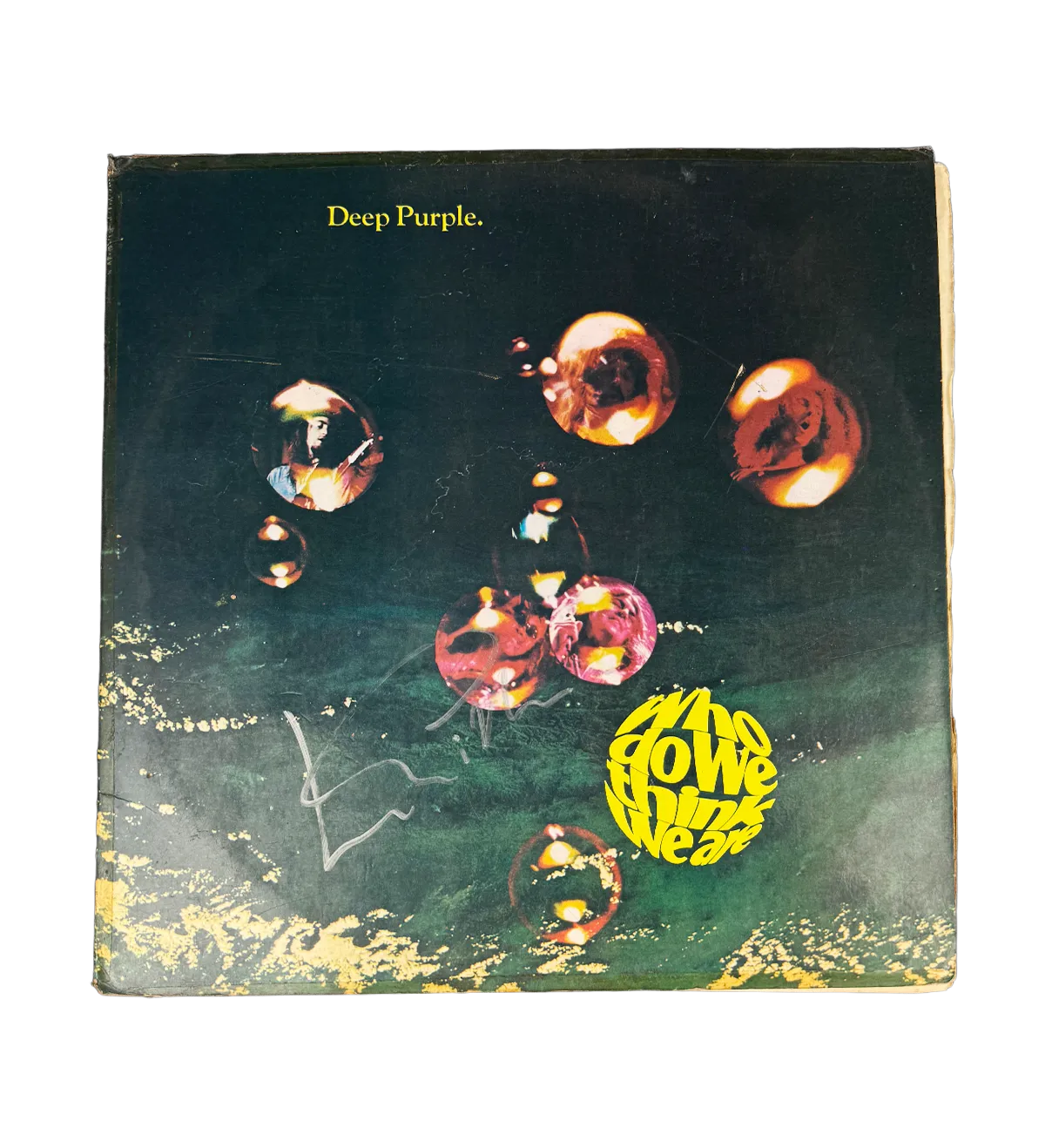 Vinyl LP – Deep Purple – Who Do We Think We Are – 1973 – Last Album from the Classic Line-Up – Signed by Ian Gillan + Original Signed Photo — imagem 1 de 4