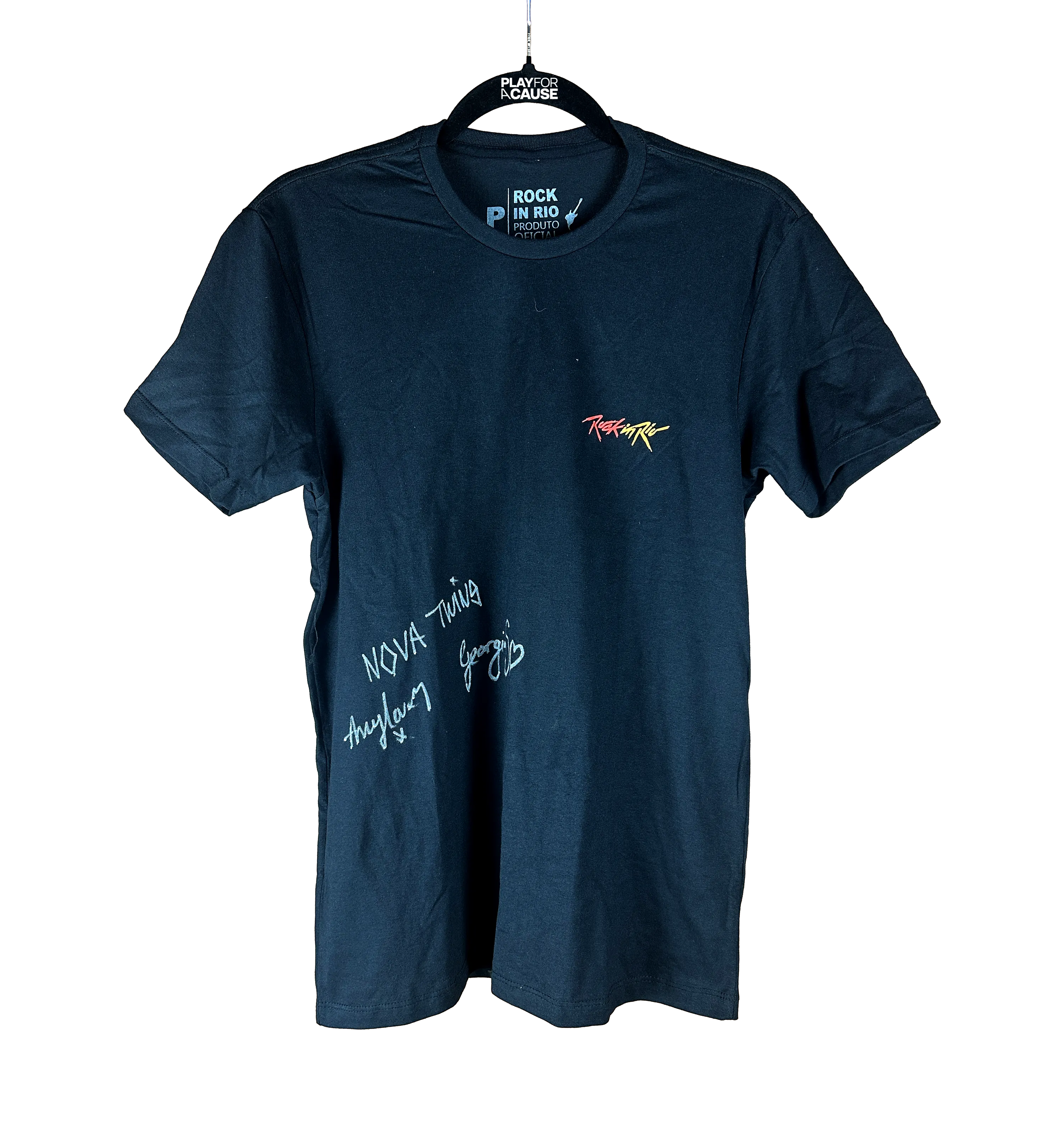 Nova Twins Signed Kit with Setlist + T-Shirt – Rock in Rio — imagem 4 de 5