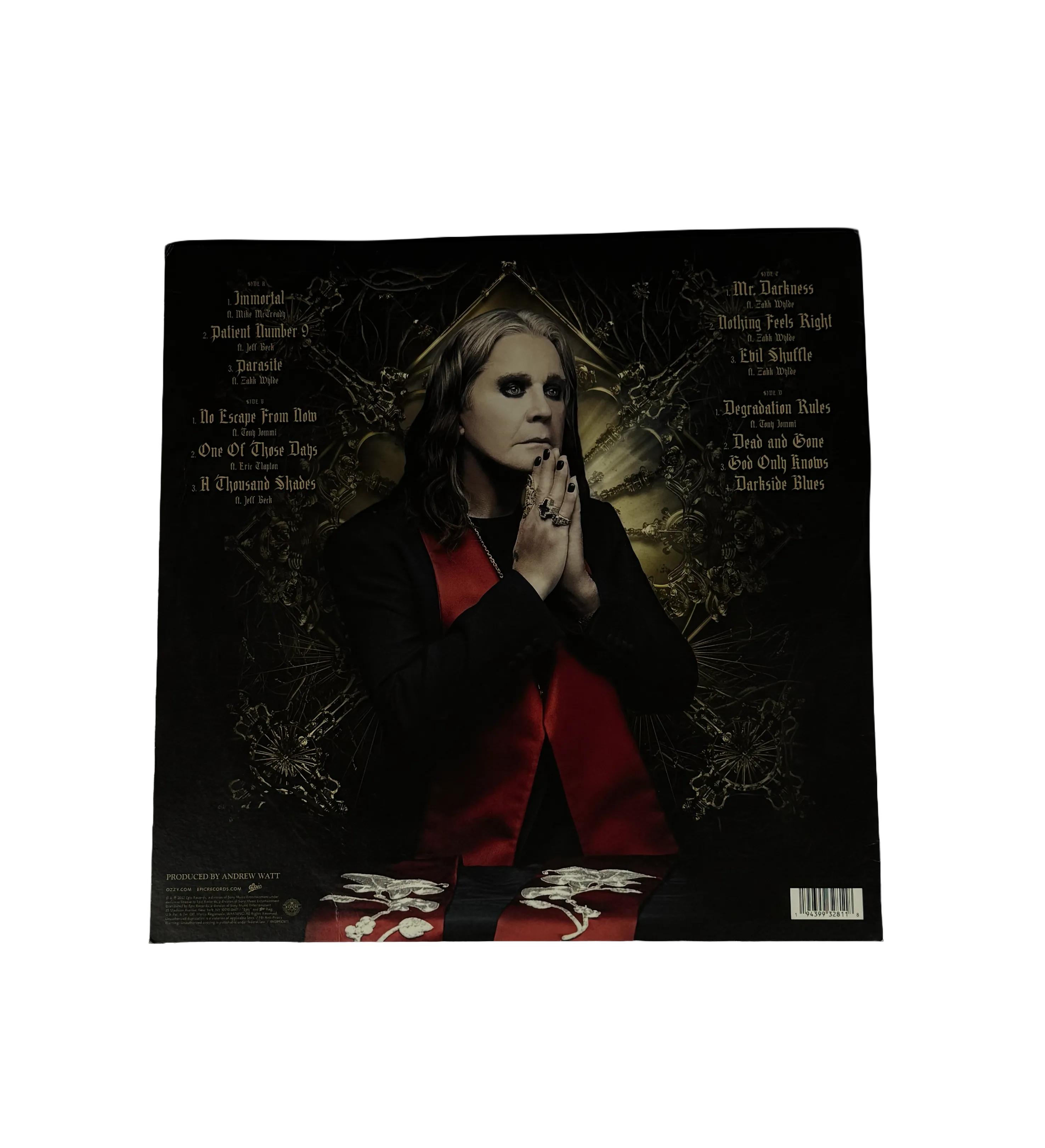 Ozzy Osbourne Patient Number 9 LP Autographed by the Prince of Darkness — imagem 2 de 3