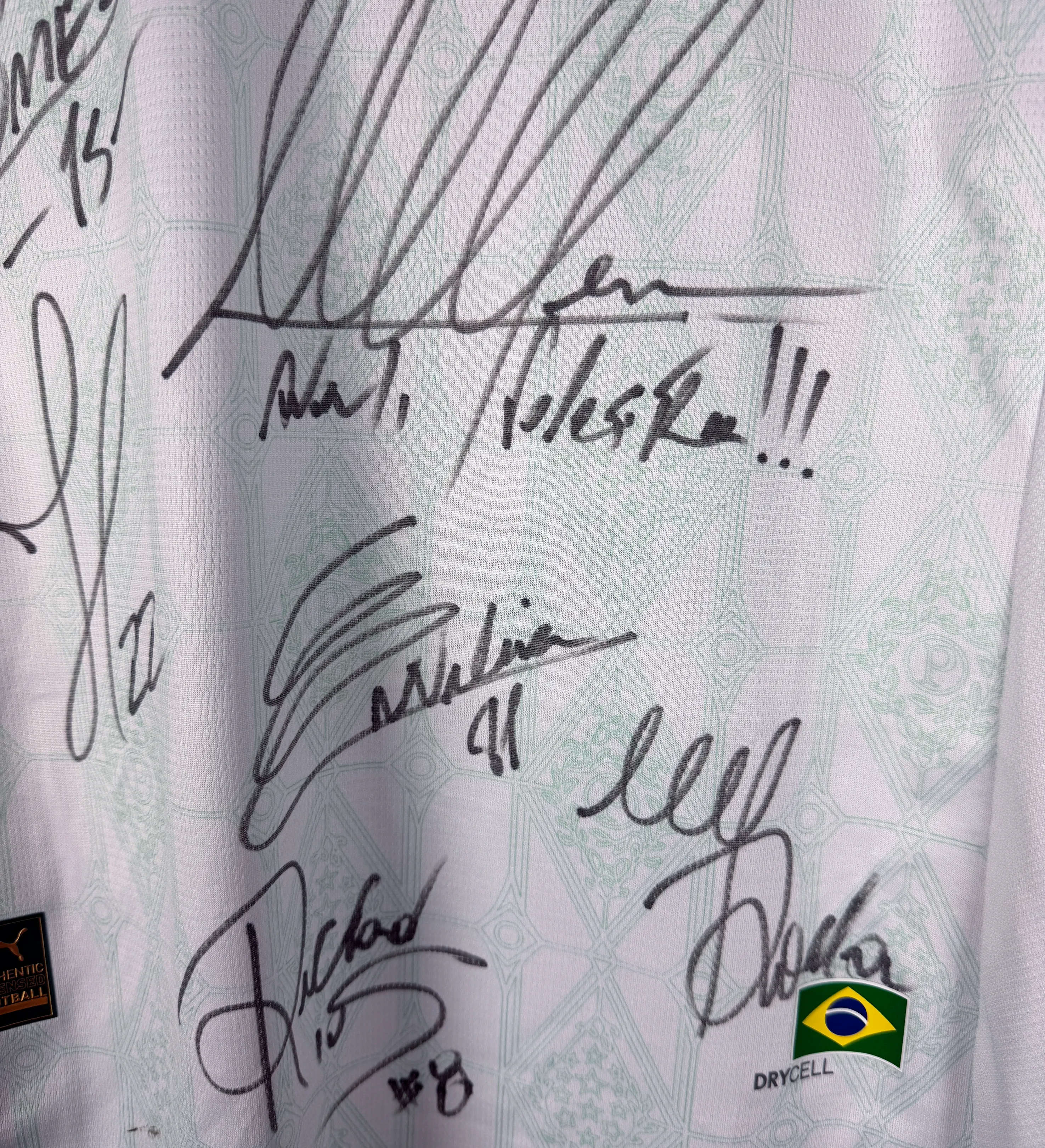 Palmeiras Jersey - Murilo - Truly a Champion - Autographed by the Squad — imagem 5 de 5