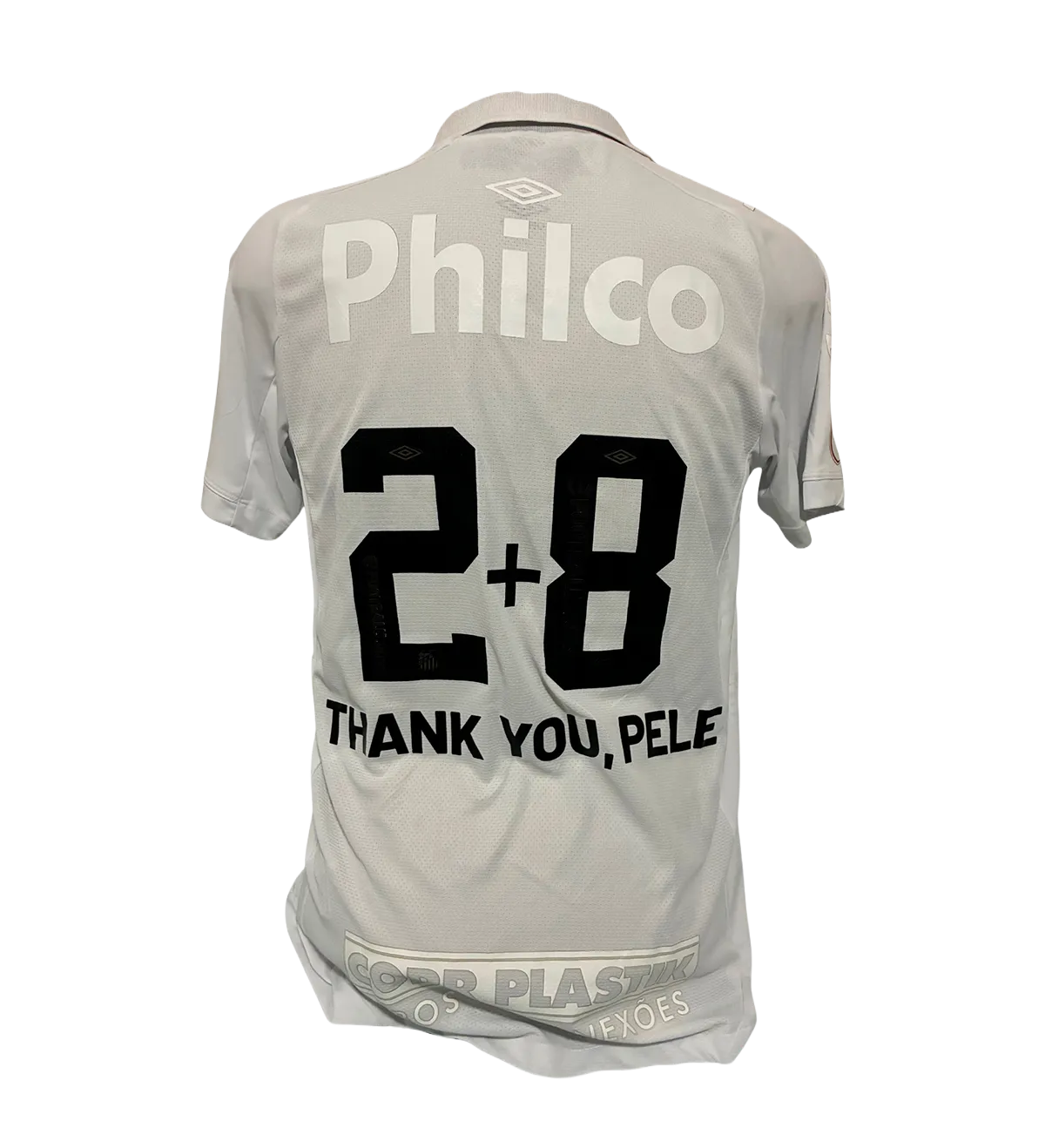 Santos Jersey – Maicon #2+8 – 2023 Paulista Championship Opener – Santos 2 x 1 Mirassol – Tribute to the Eternal King of Football — imagem 2 de 2