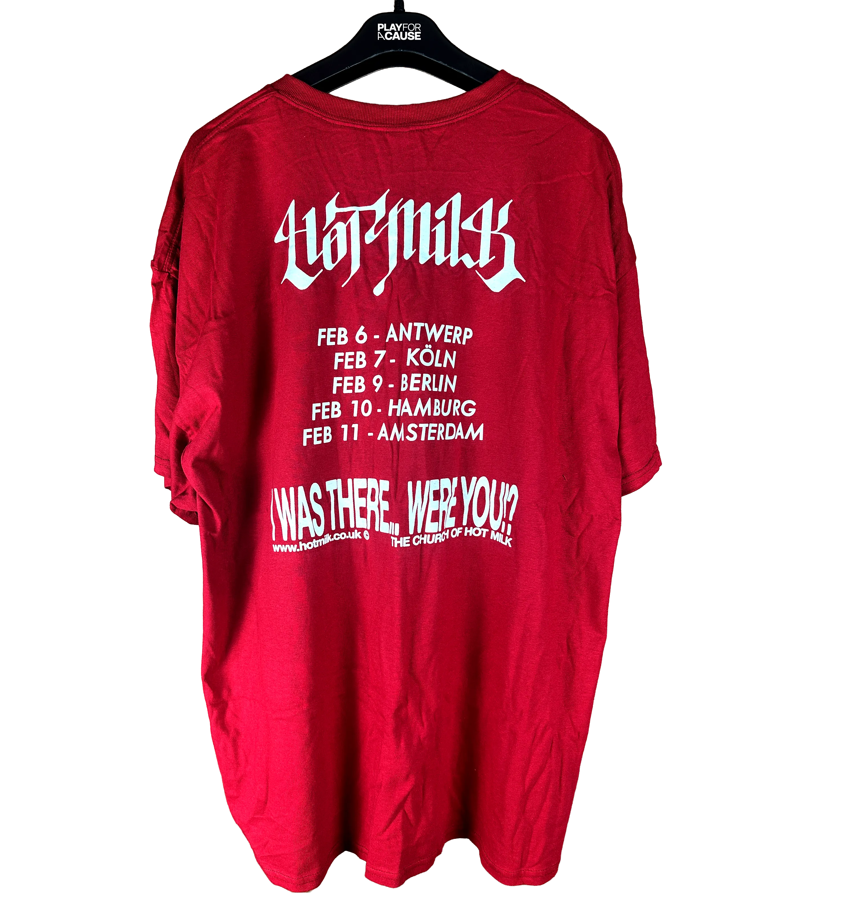 Kit autografiado de Hot Milk con Camiseta + Setlist + Ecobag — imagem 4 de 9