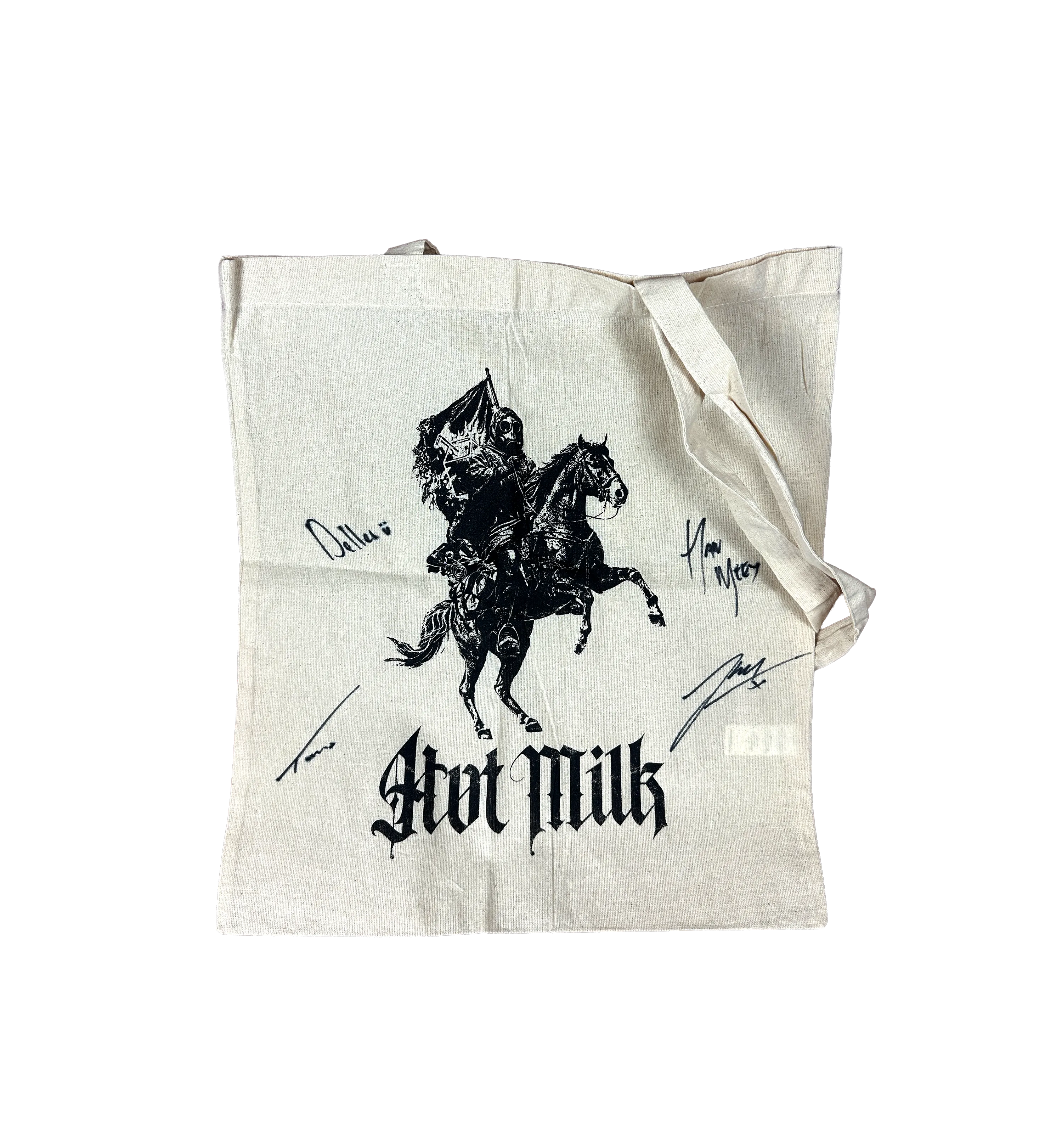 Kit autografiado de Hot Milk con Camiseta + Setlist + Ecobag — imagem 7 de 9