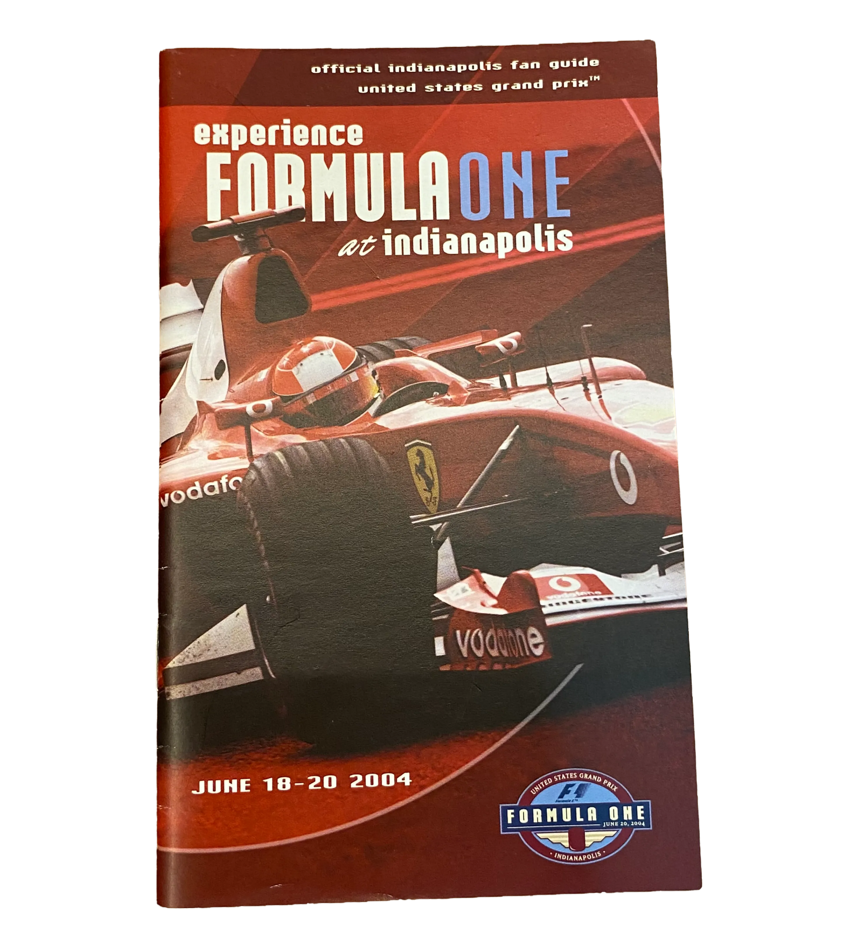 Formula 1 Grand Prix Ticket – United States / Indianapolis 2004 – Signed by Michael Schumacher – Race Winner and Seven-Time World Champion – Final Career Title – Includes Official Guide — imagem 2 de 4