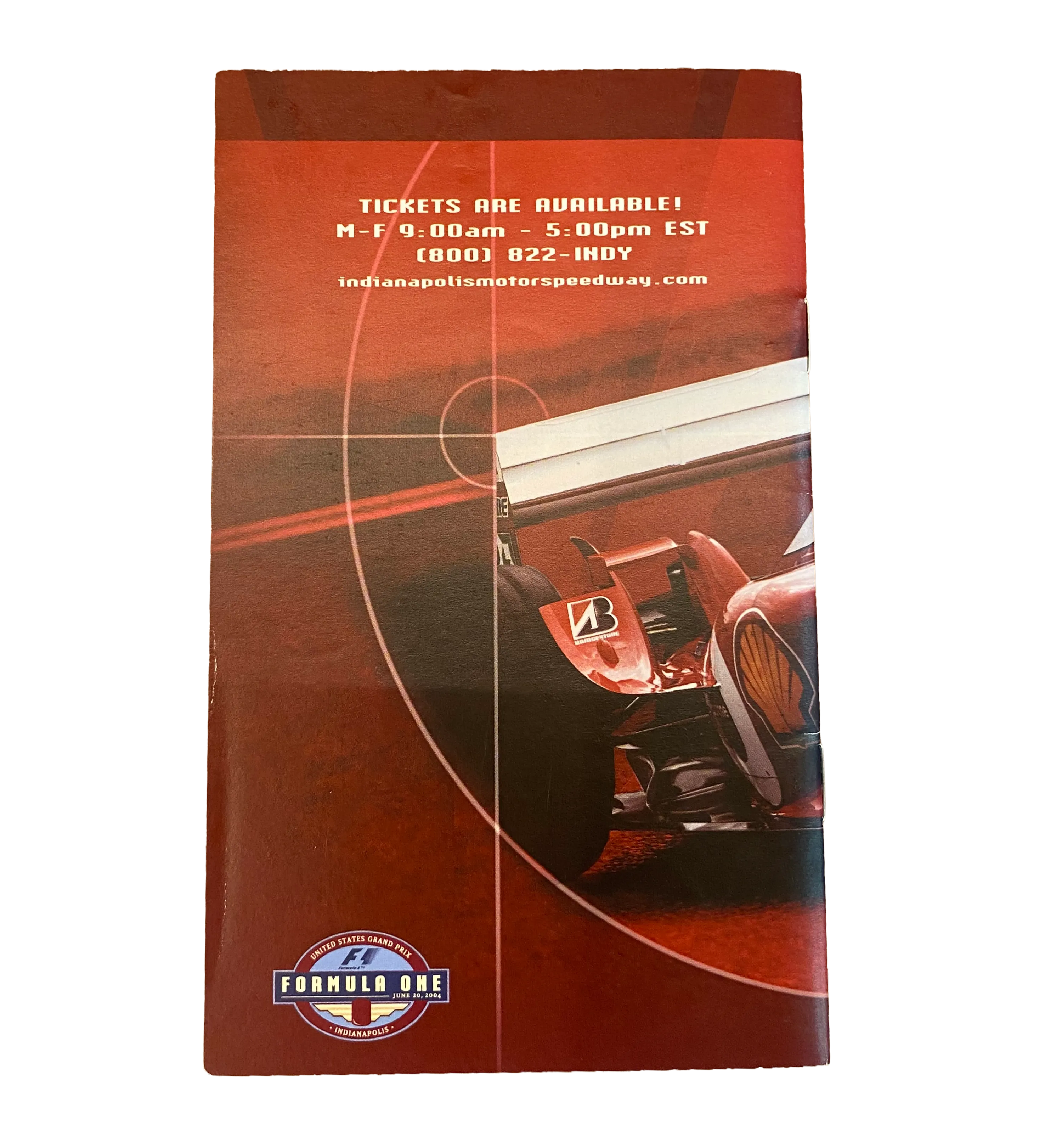 Formula 1 Grand Prix Ticket – United States / Indianapolis 2004 – Signed by Michael Schumacher – Race Winner and Seven-Time World Champion – Final Career Title – Includes Official Guide — imagem 3 de 4