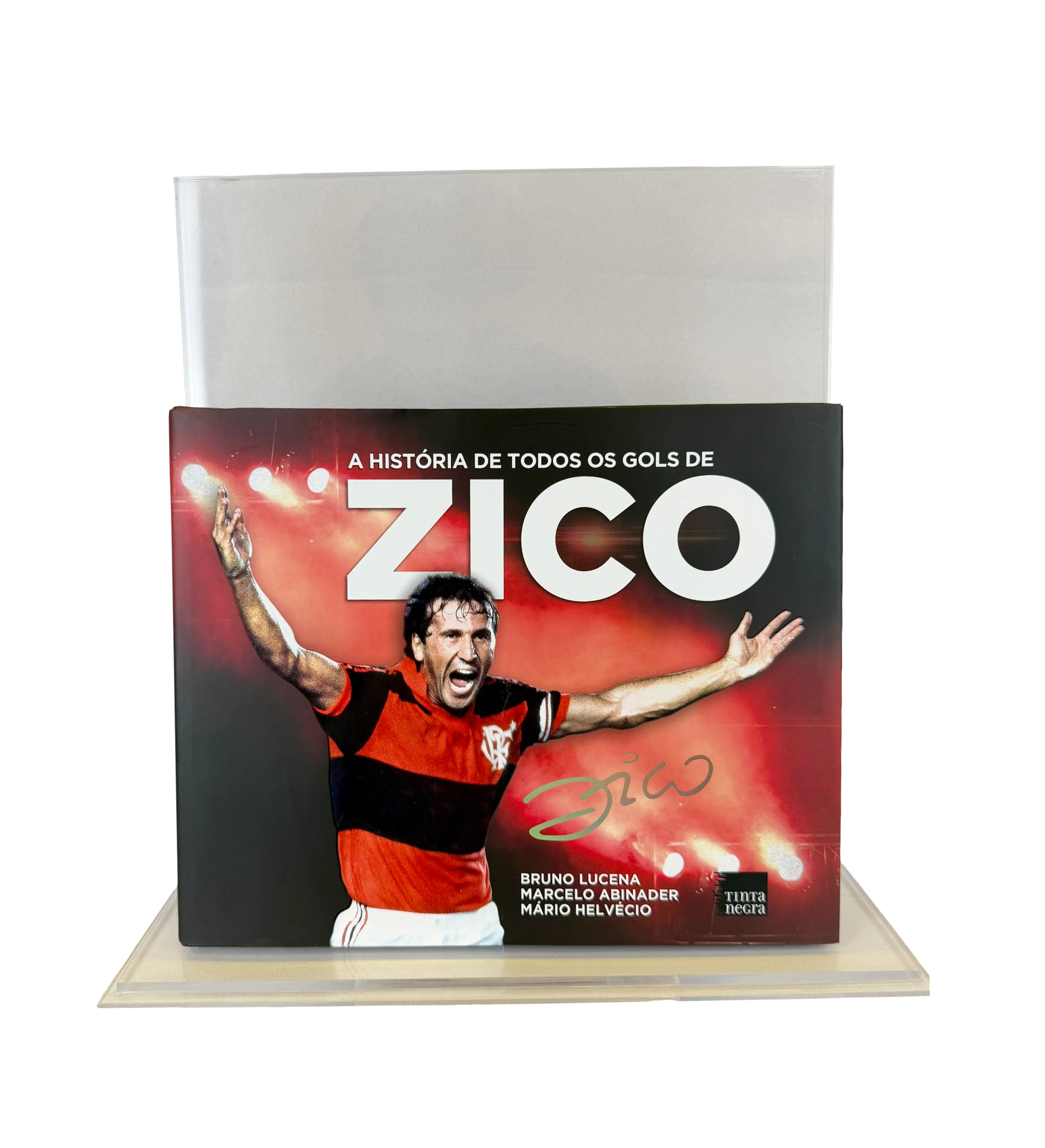 Libro Zico - La Historia de Todos los Goles - 2022 - Autografiado por el Ídolo Zico — imagem 1 de 3