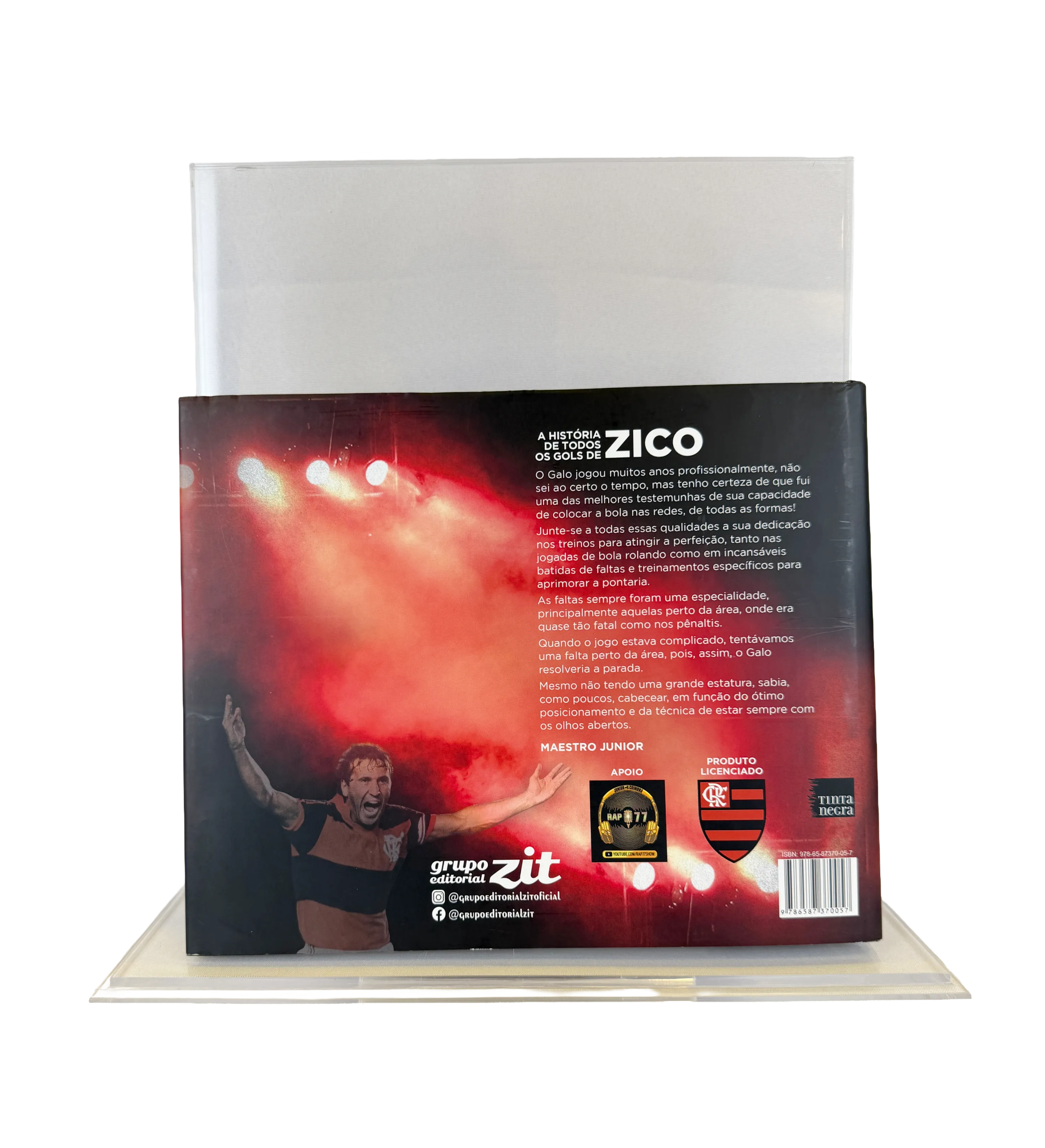 Libro Zico - La Historia de Todos los Goles - 2022 - Autografiado por el Ídolo Zico — imagem 2 de 3
