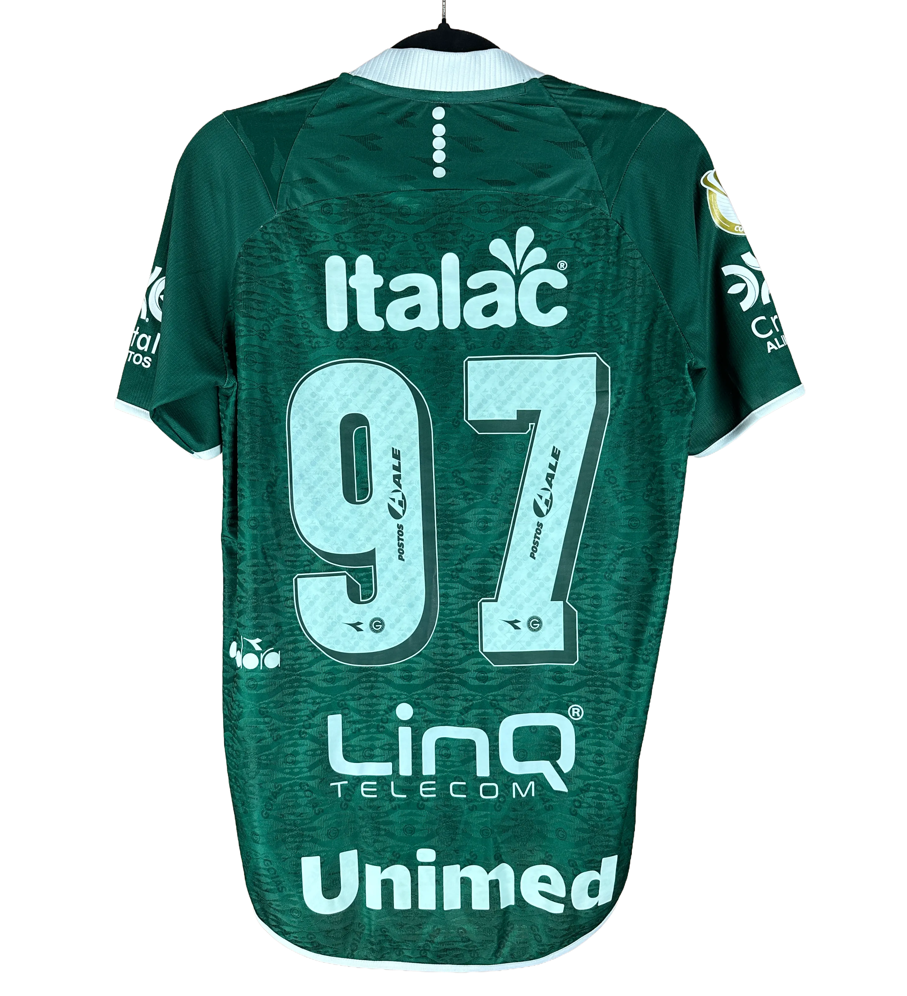 Camiseta de Goiás - Lourenço - Parche “Respetar es Incluir” - GEC x CRU - Copa do Brasil 2026 - Usada en partido y autografiada por el jugador — imagem 3 de 8