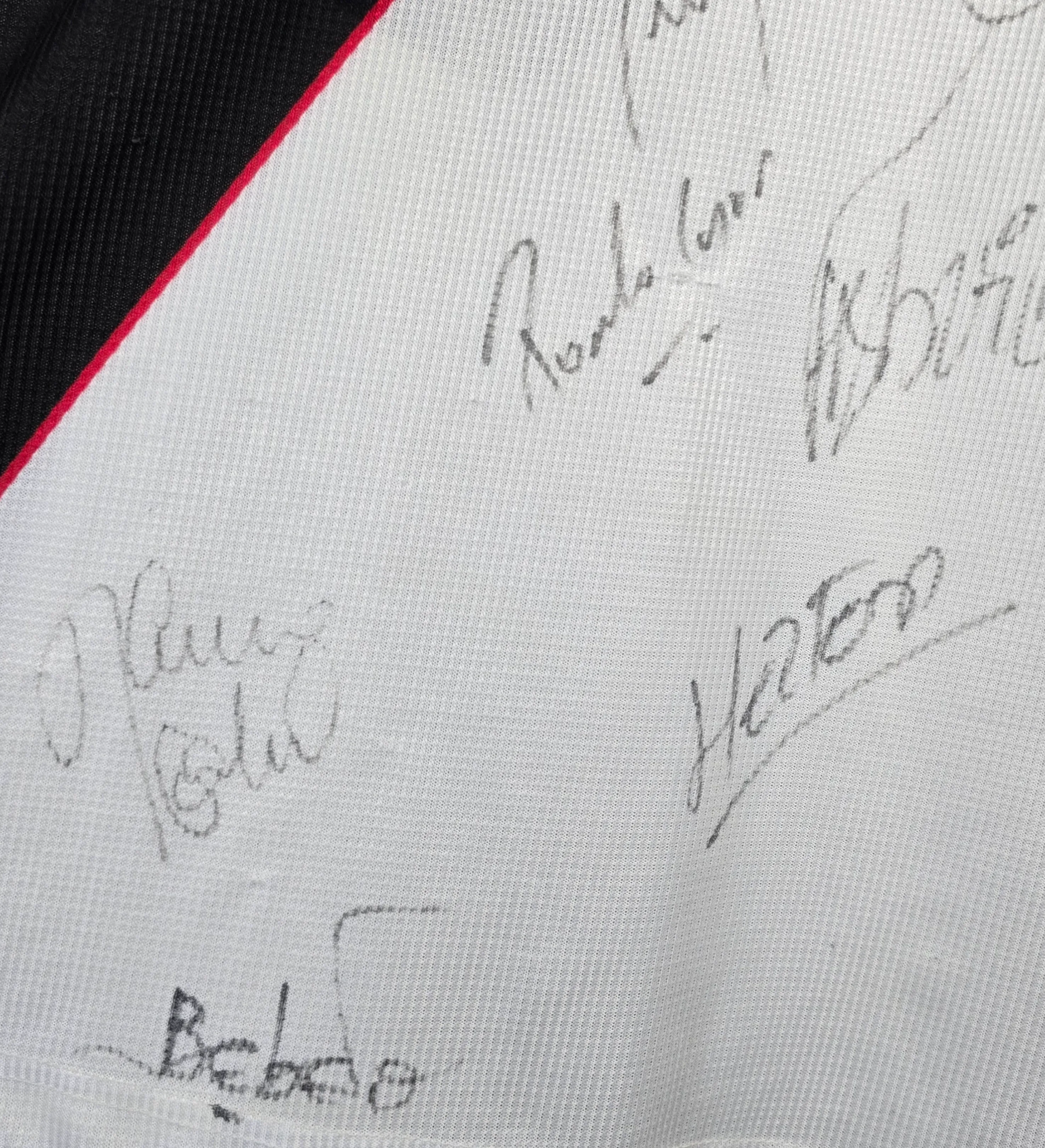 Camisa Vasco da Gama 1999/2000 Branca ACE Autografada pelo Elenco da Época — imagem 5 de 6