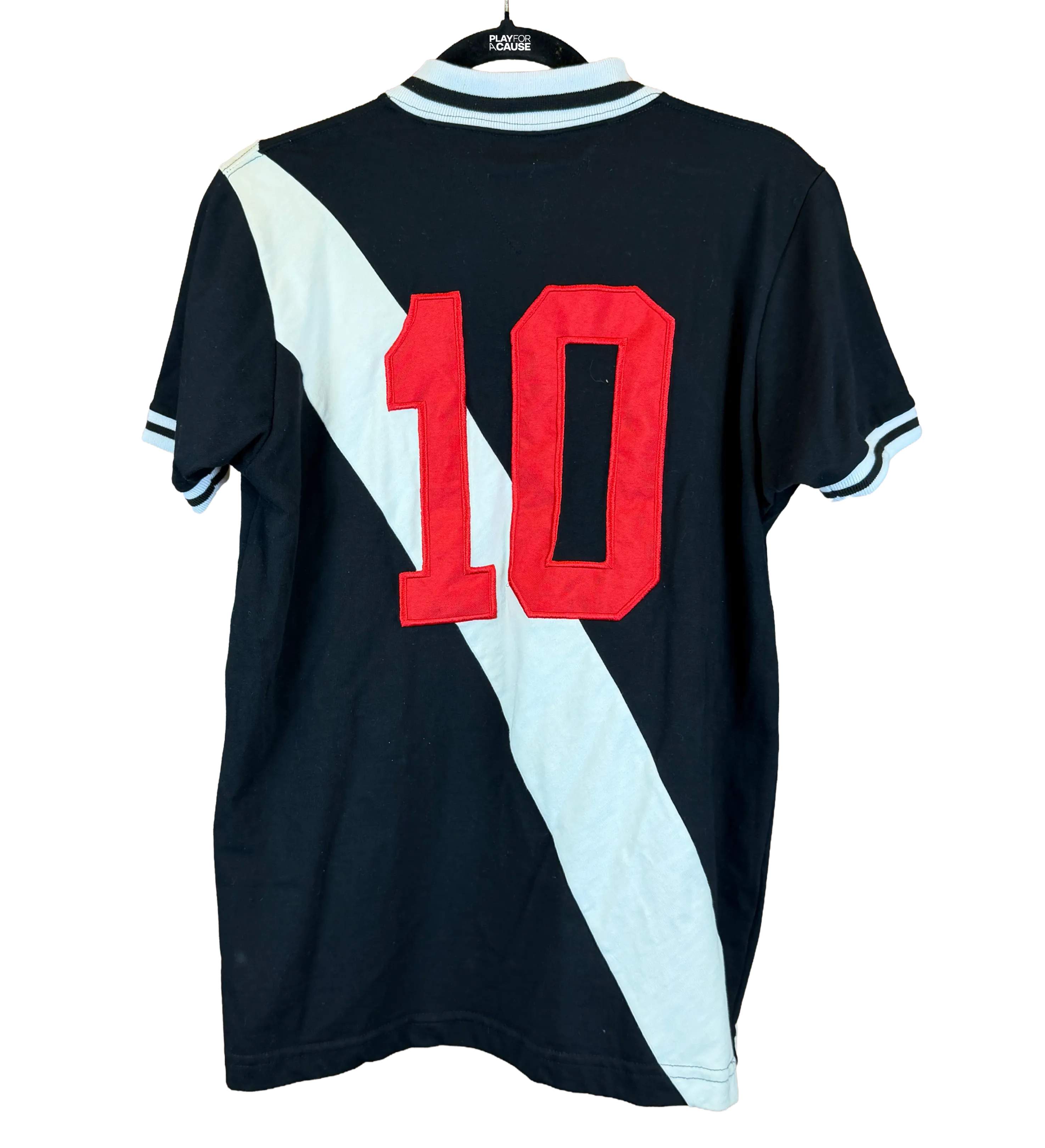 Camisa Vasco Roberto Dinamite Réplica de Atleta 1974 Campeão Brasileiro Autografada pelo Ídolo — imagem 2 de 3